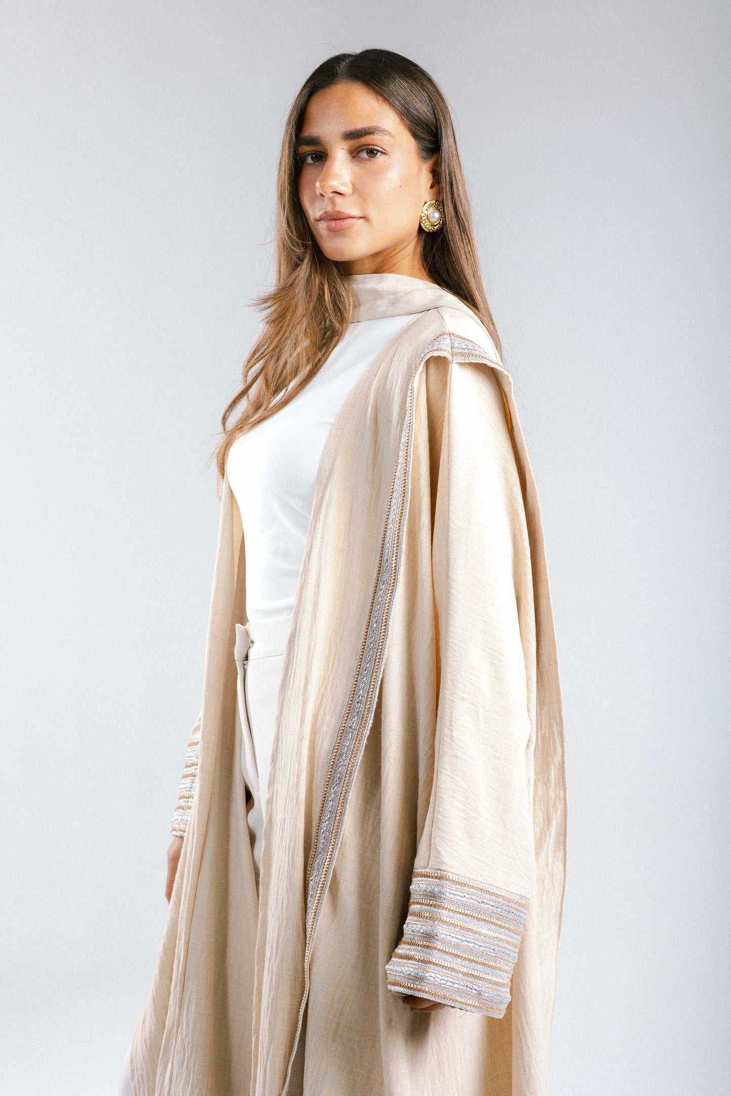 Moroccan Kaftan in Beige