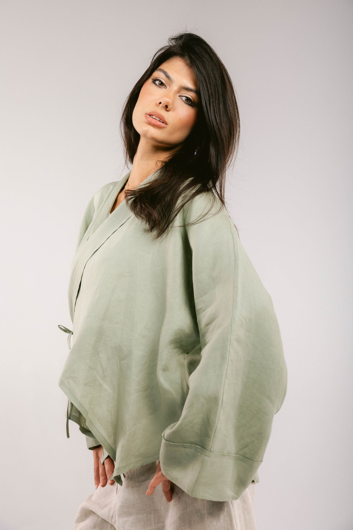 Such A Dreamy Linen Top - Mint