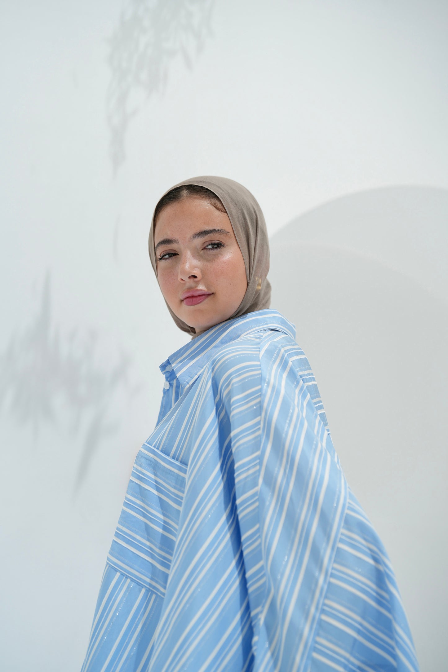 Over The Rainbow Striped Shirt - Blue