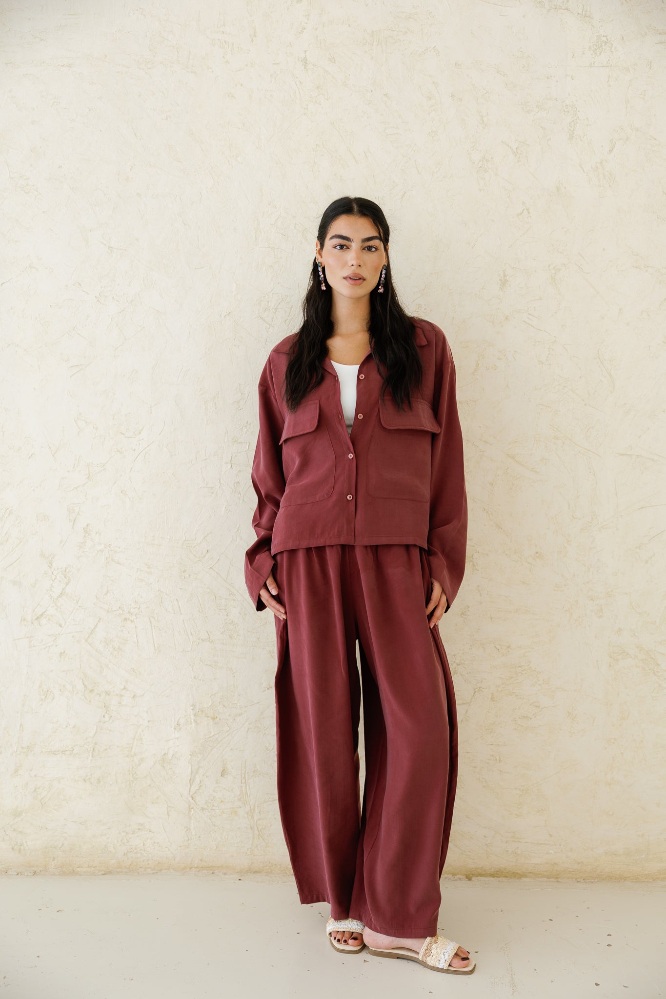 Light as a Feather Set - Burgundy