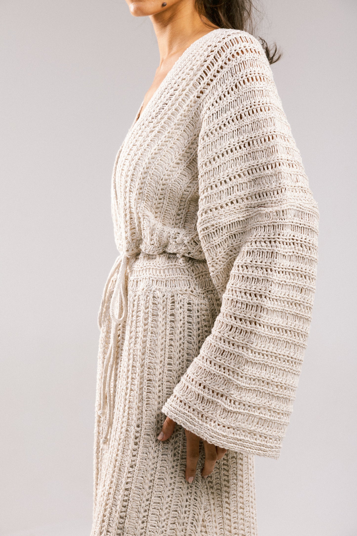 Sunbeam Crochet Coverup Dress - Off-White