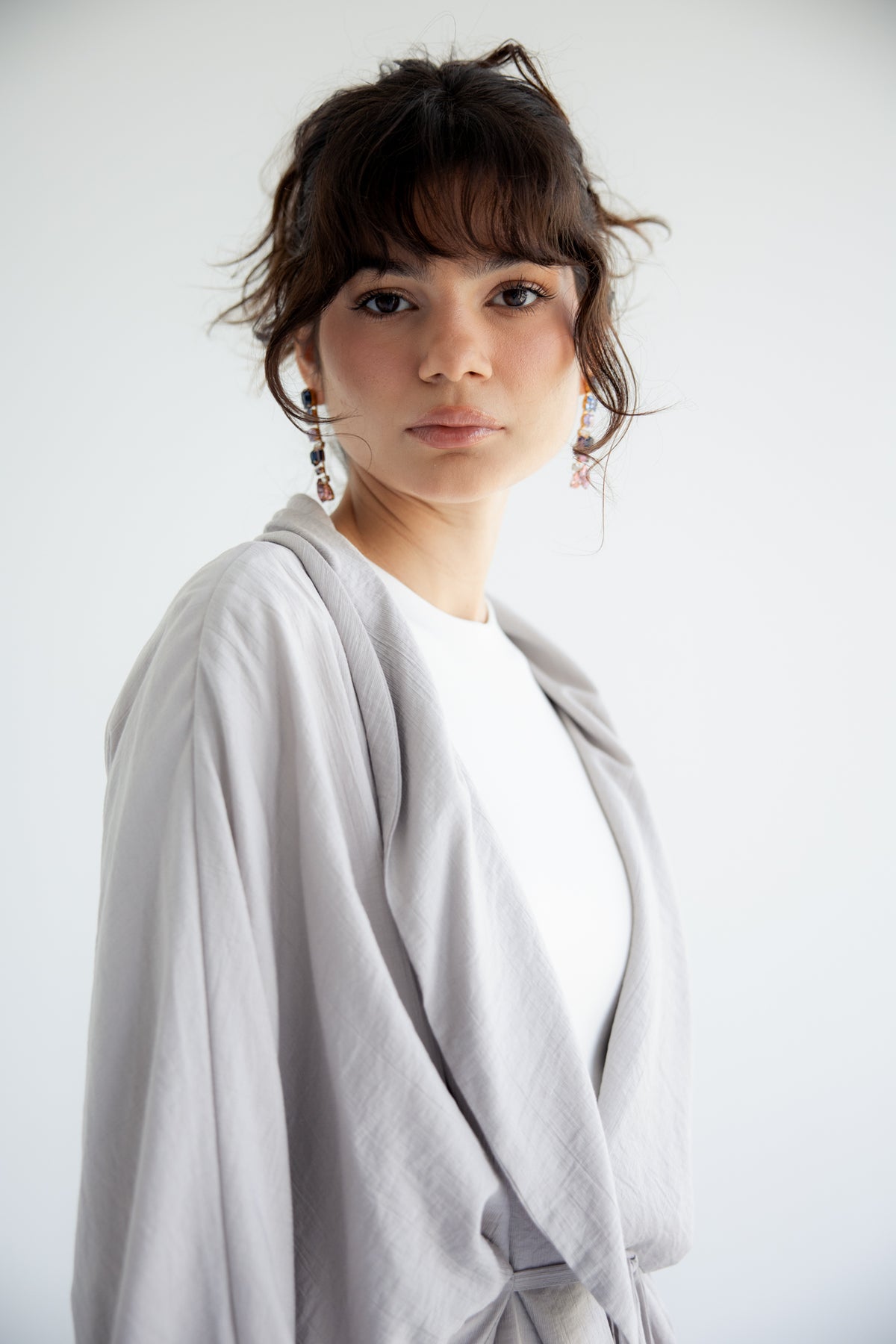 Daisy Field Cardigan - Grey