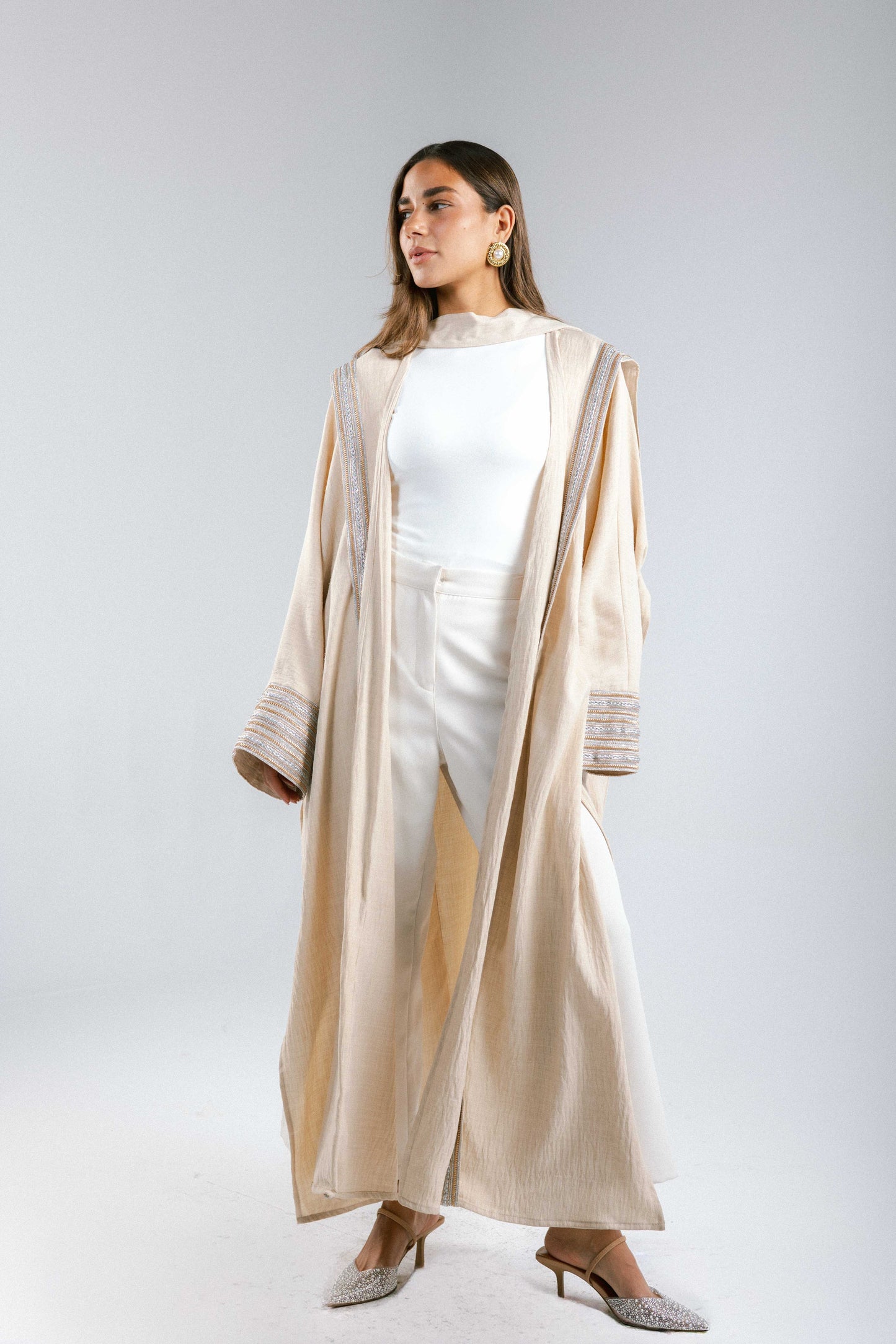 Moroccan Kaftan in Beige