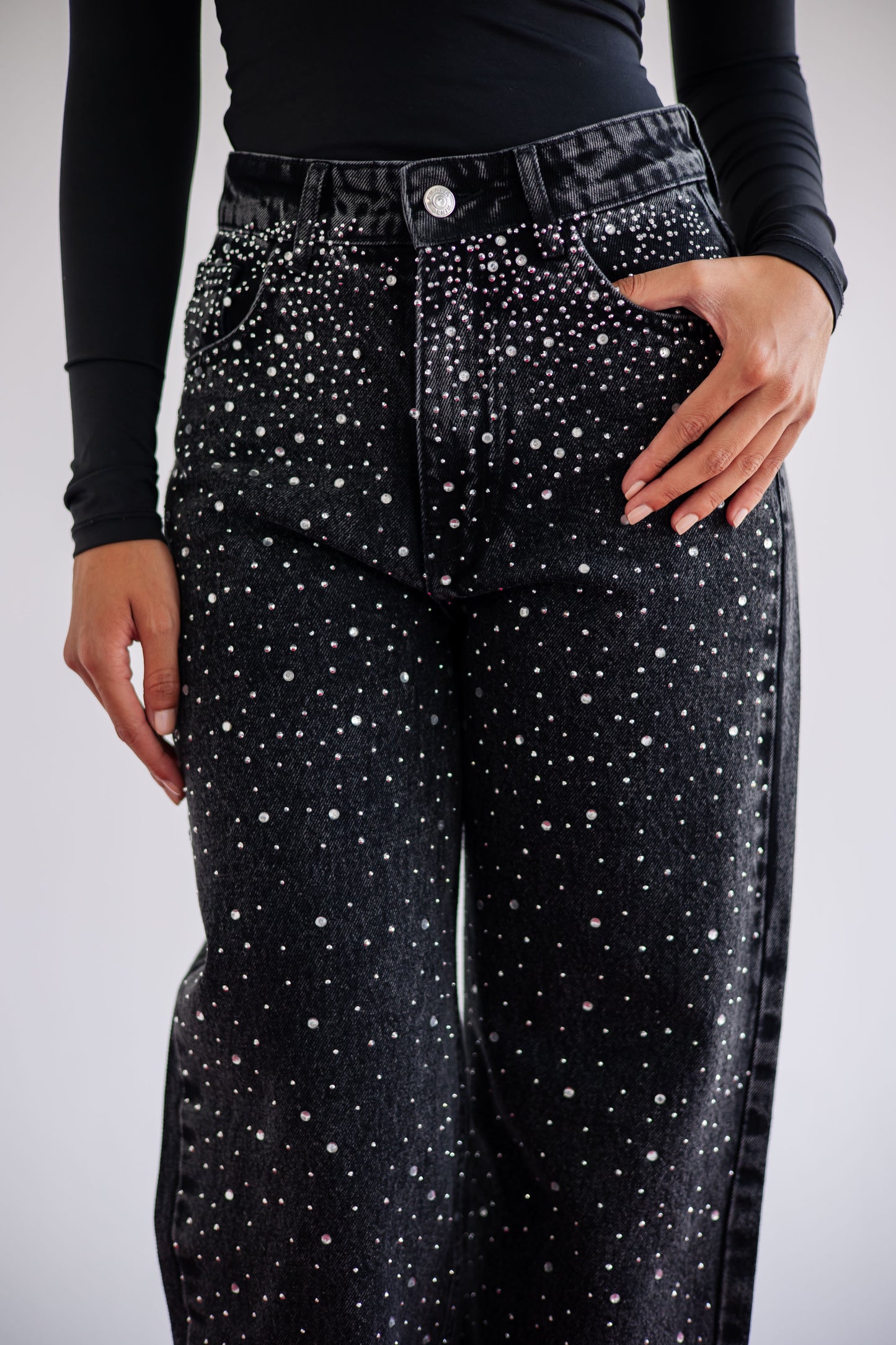 Current Obsession Denim Pants in Black