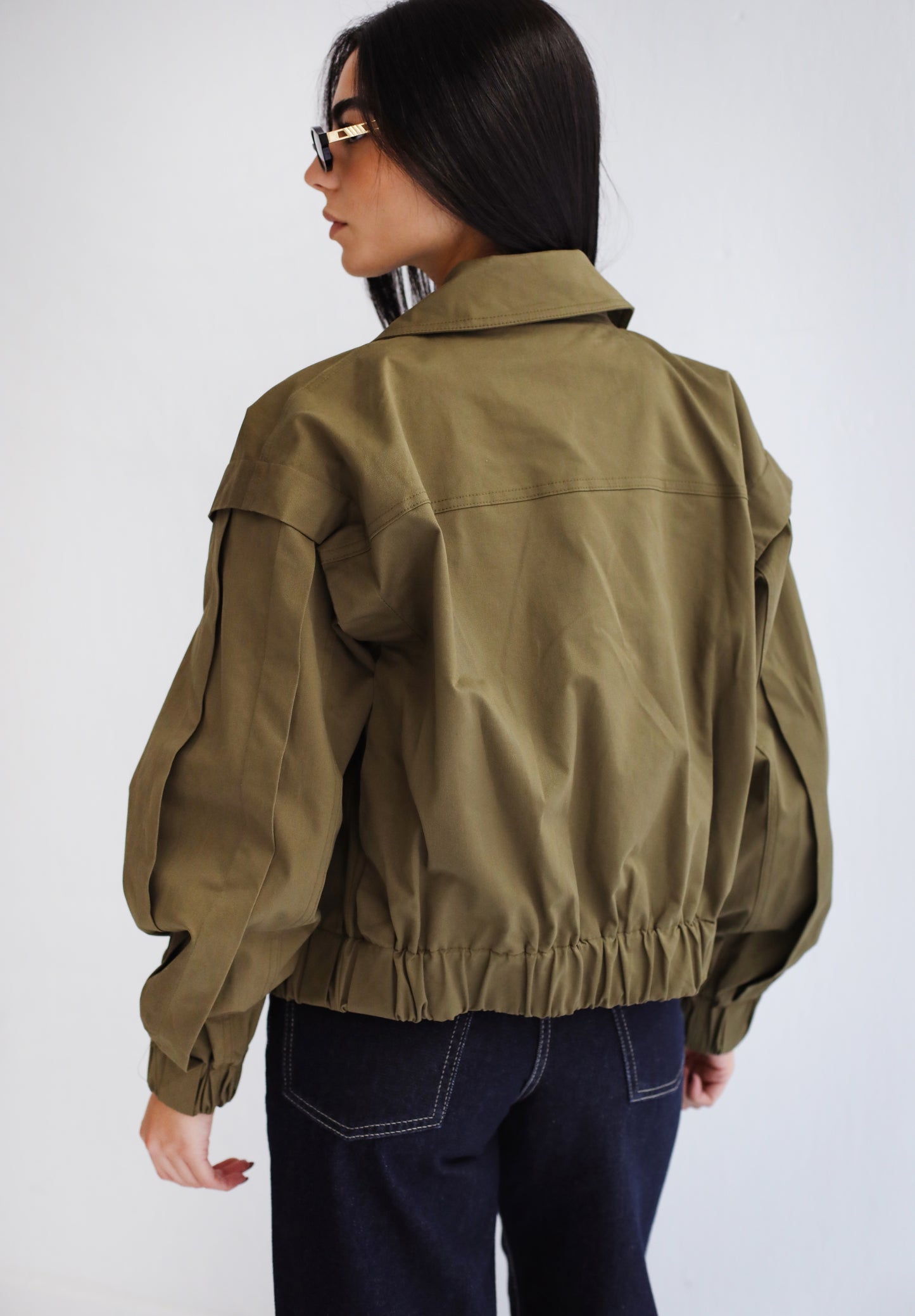 Showstopper Trench Jacket - Olive