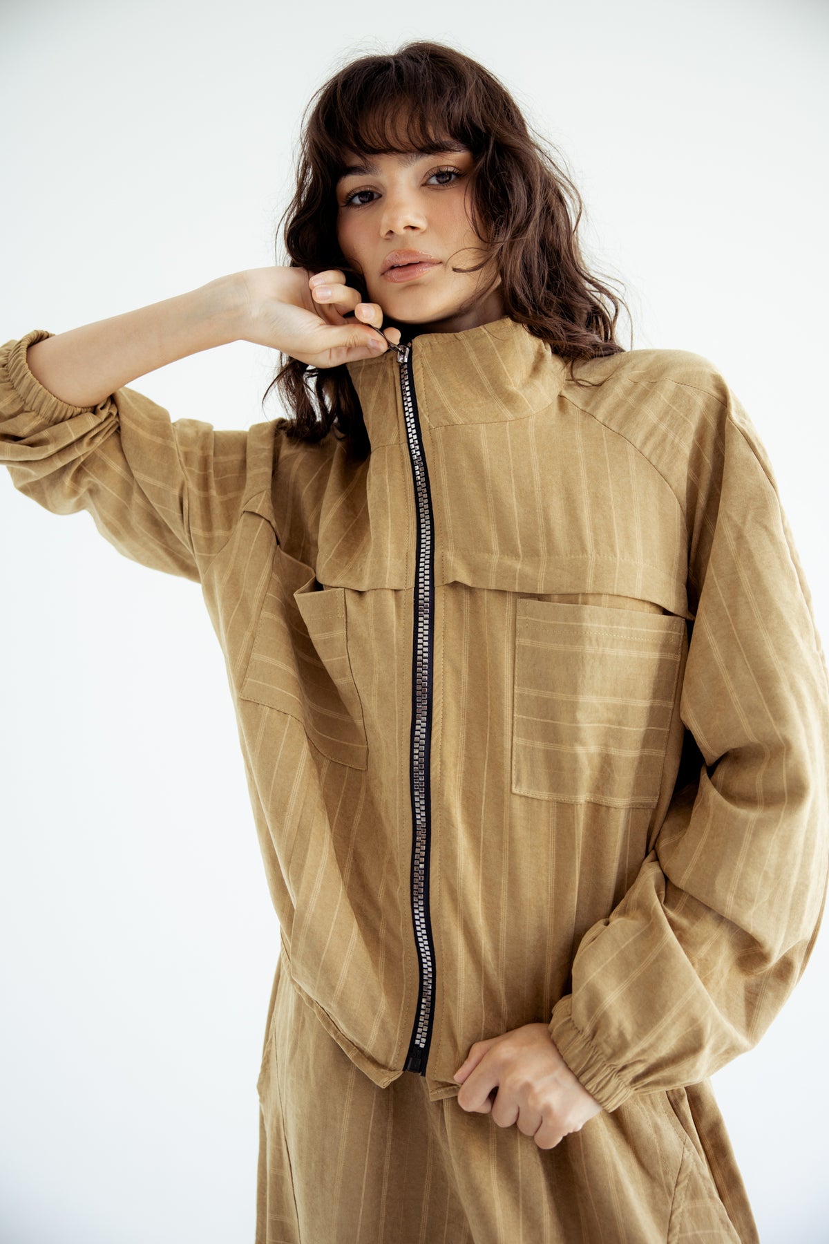 Now or Never Striped Set - Mustard