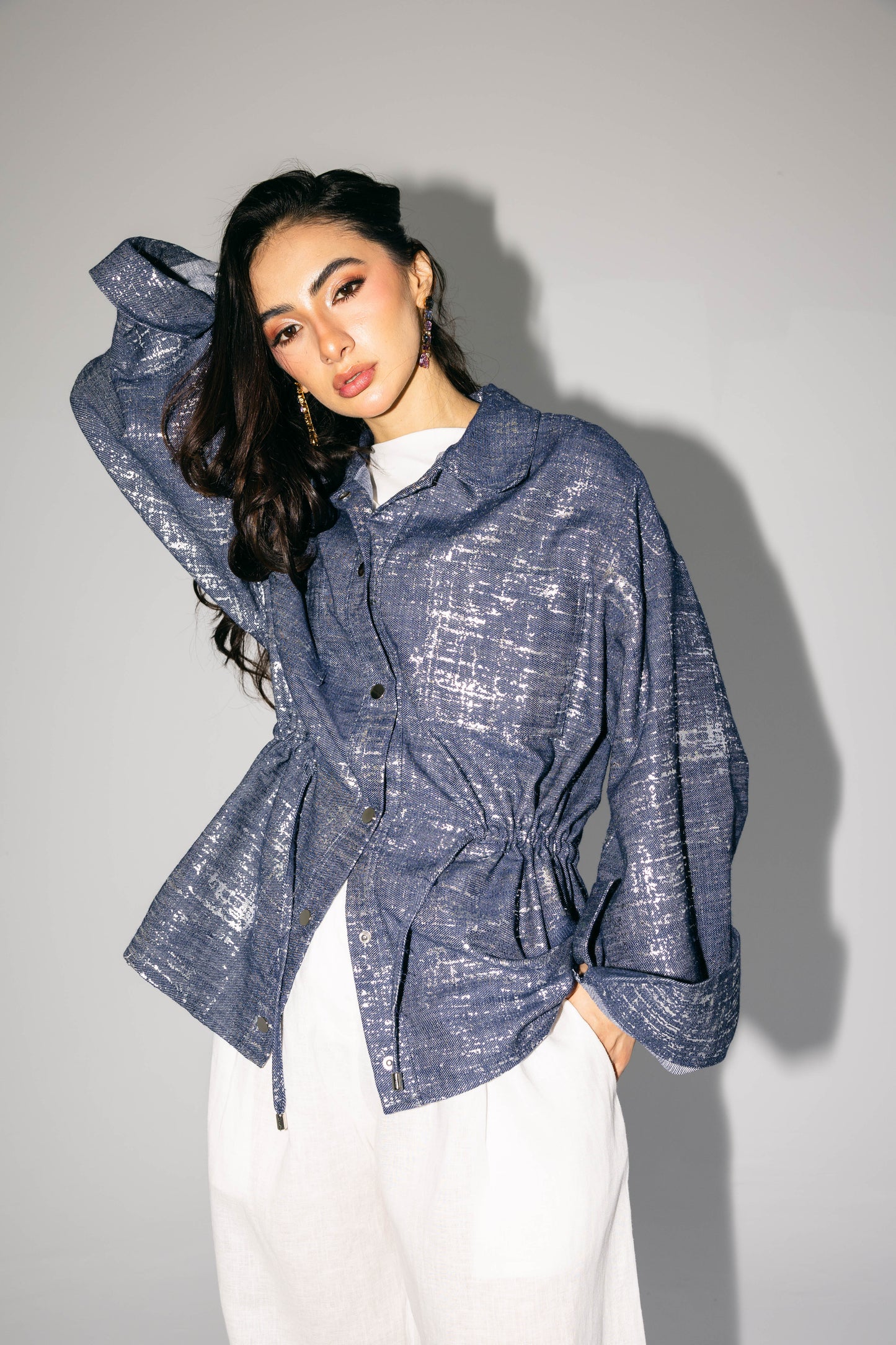 Dance All Night Denim Top