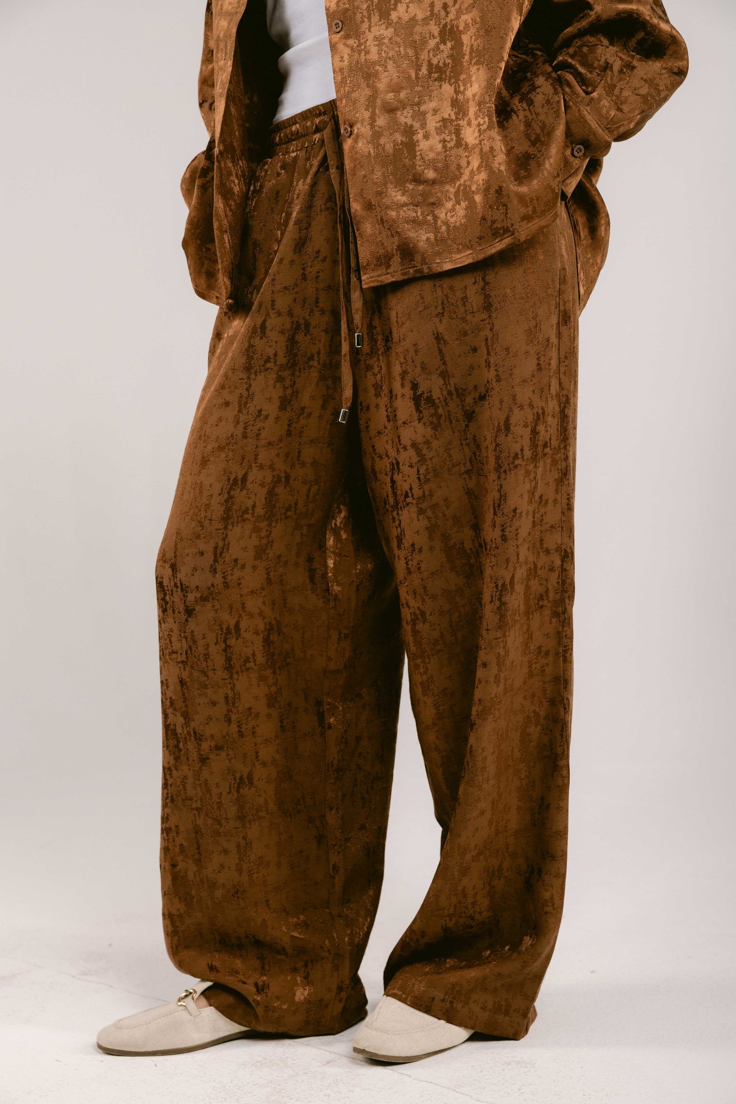 Spring Fever Linen Set - Brown