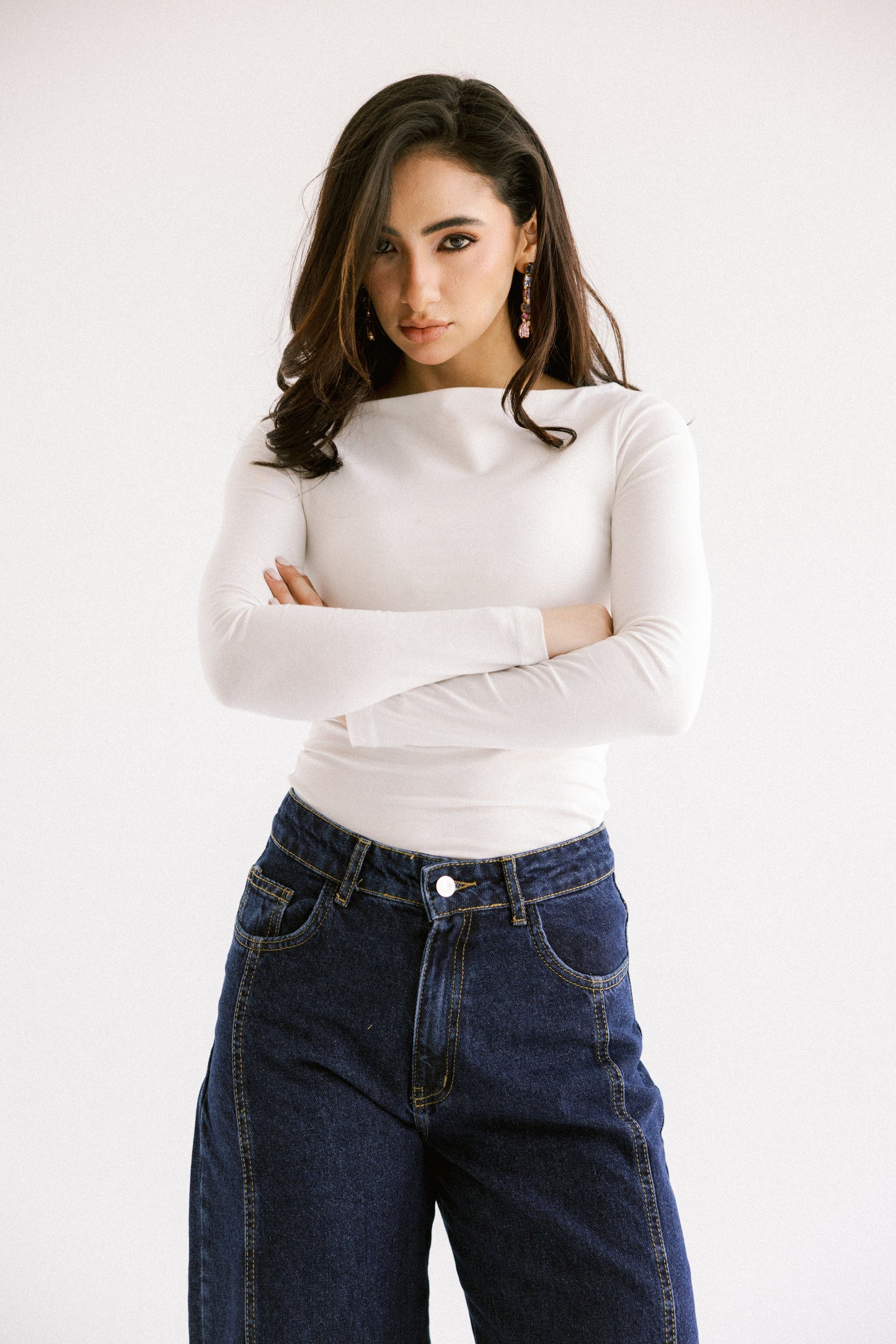 Out N About Balloon Denim Pants in Indigo