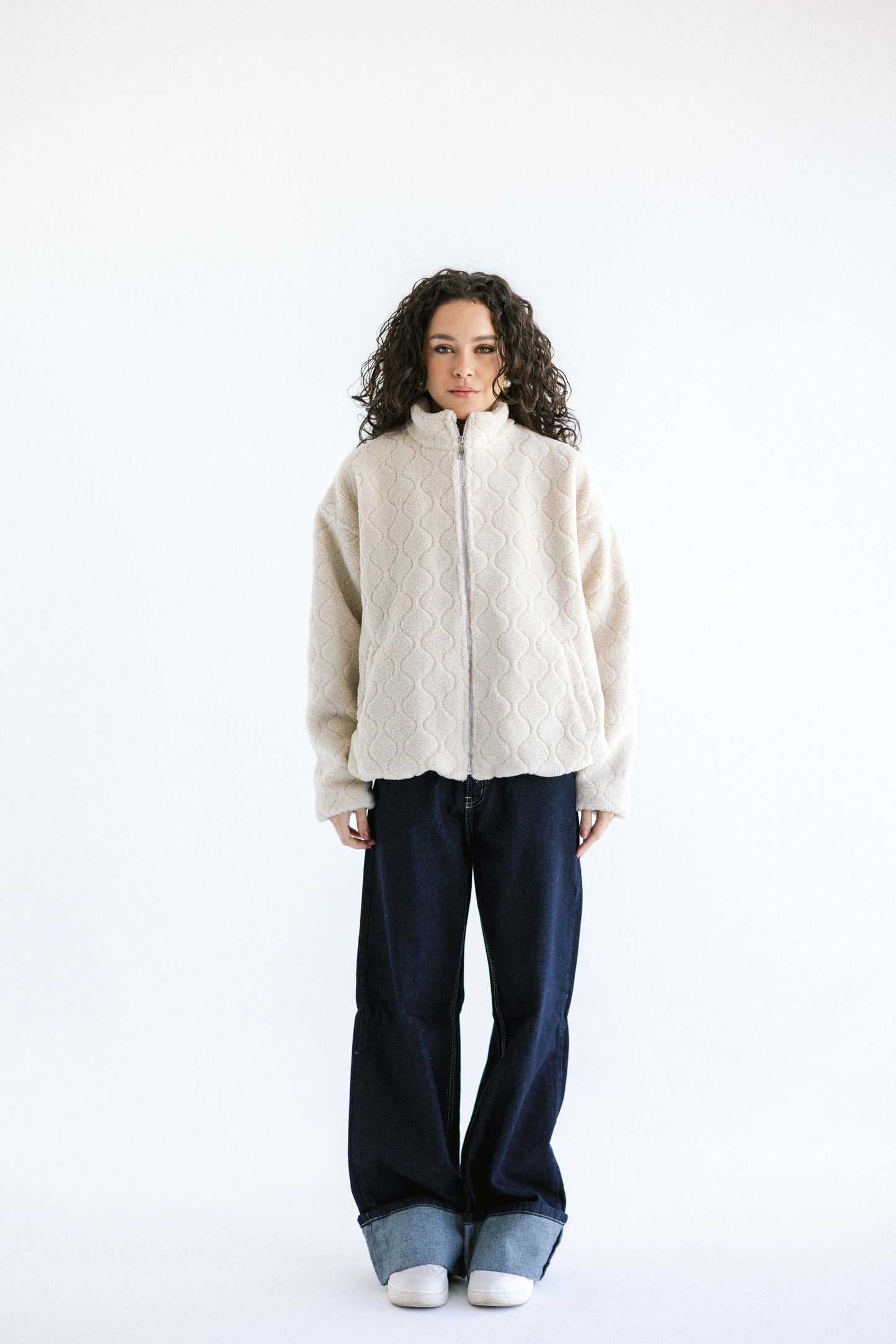 Snug Teddy Jacket - White