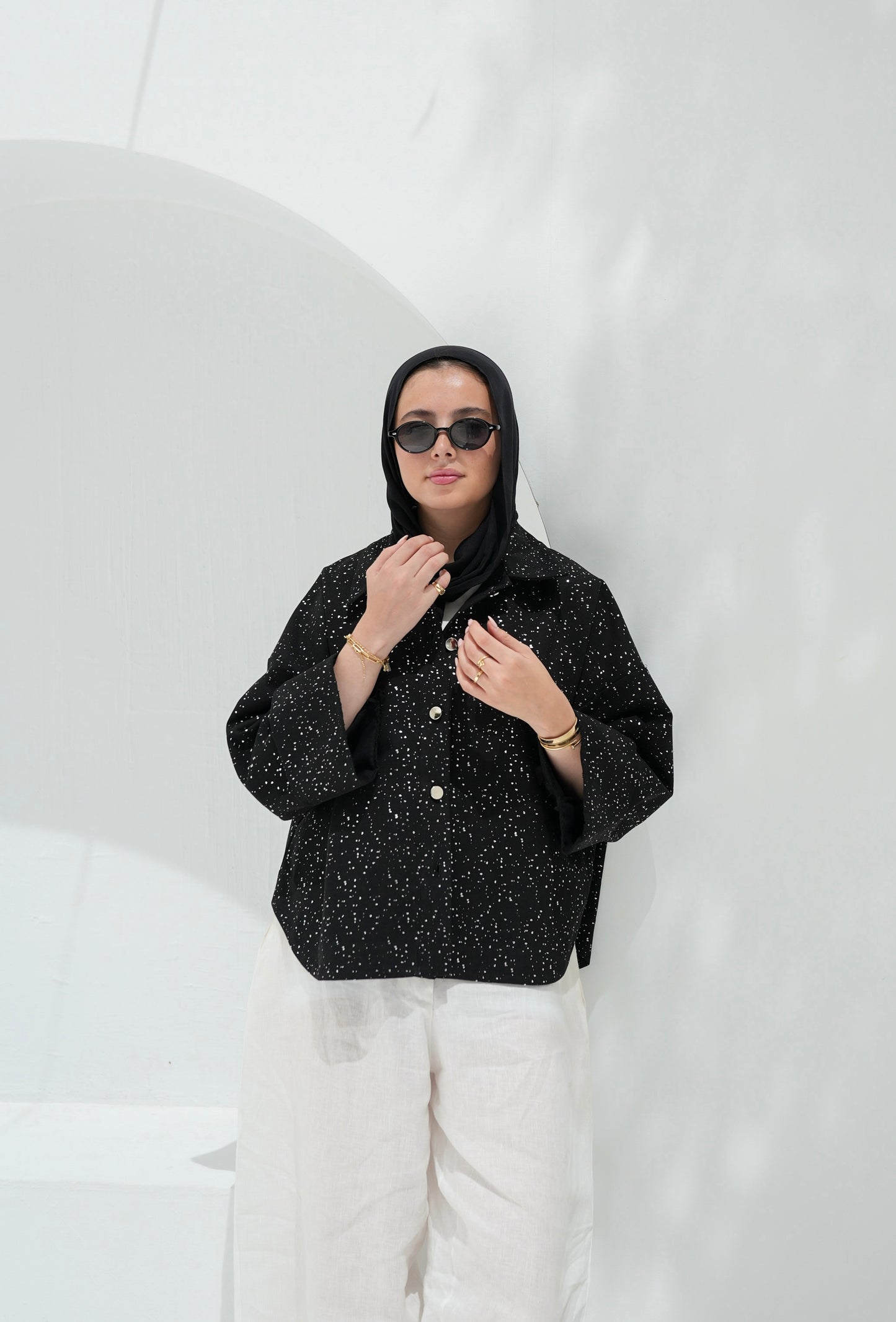 City Lights Denim Jacket - Black