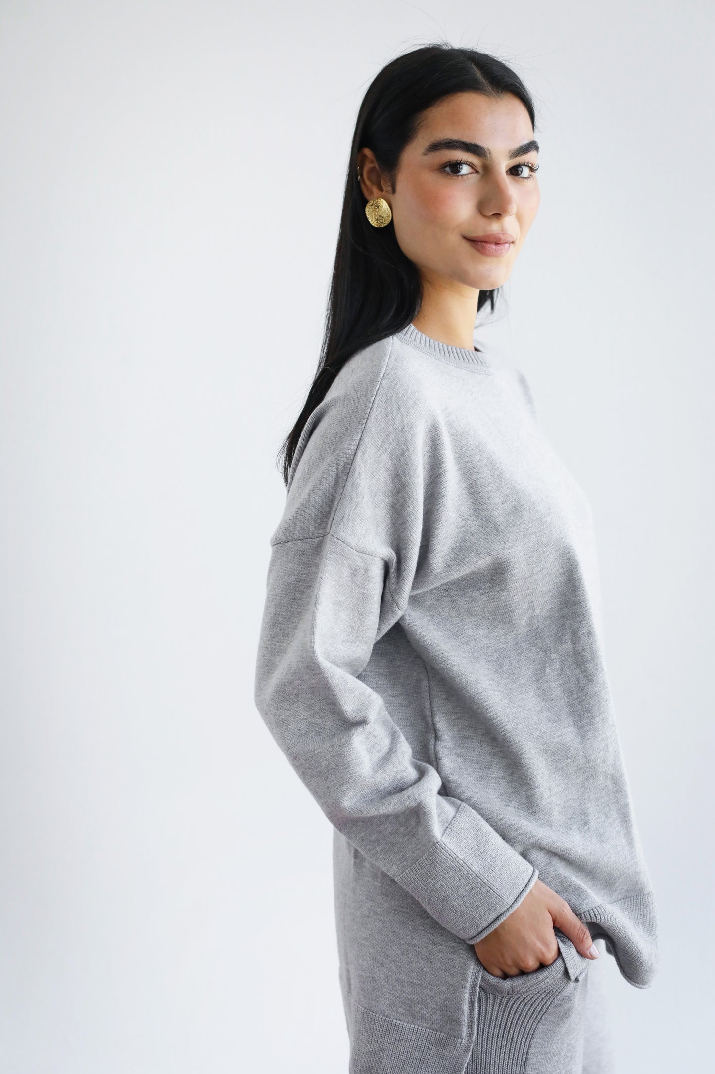 Good Feels Knit Set - Grey