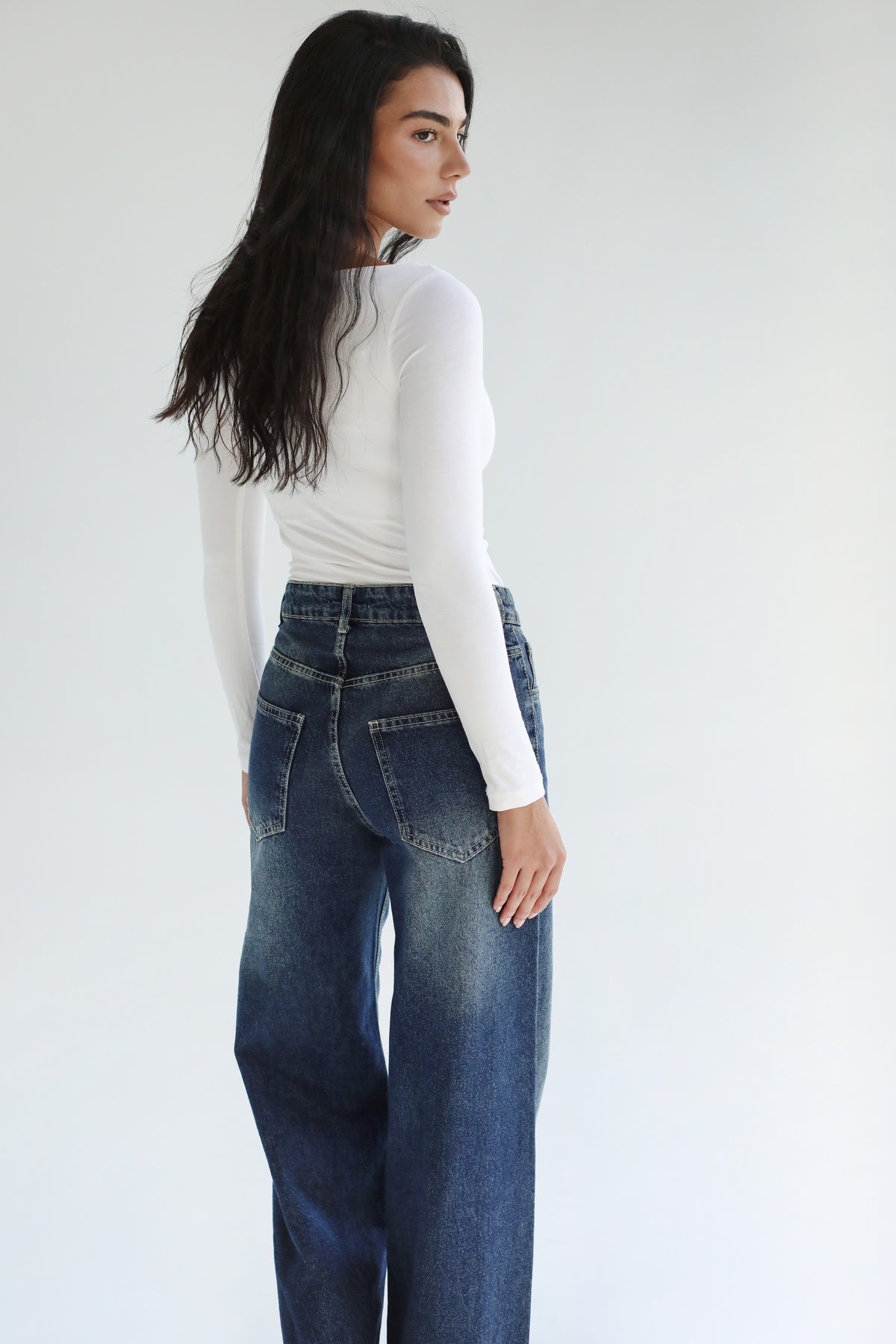 Lucky in Love Denim Pants - Blue