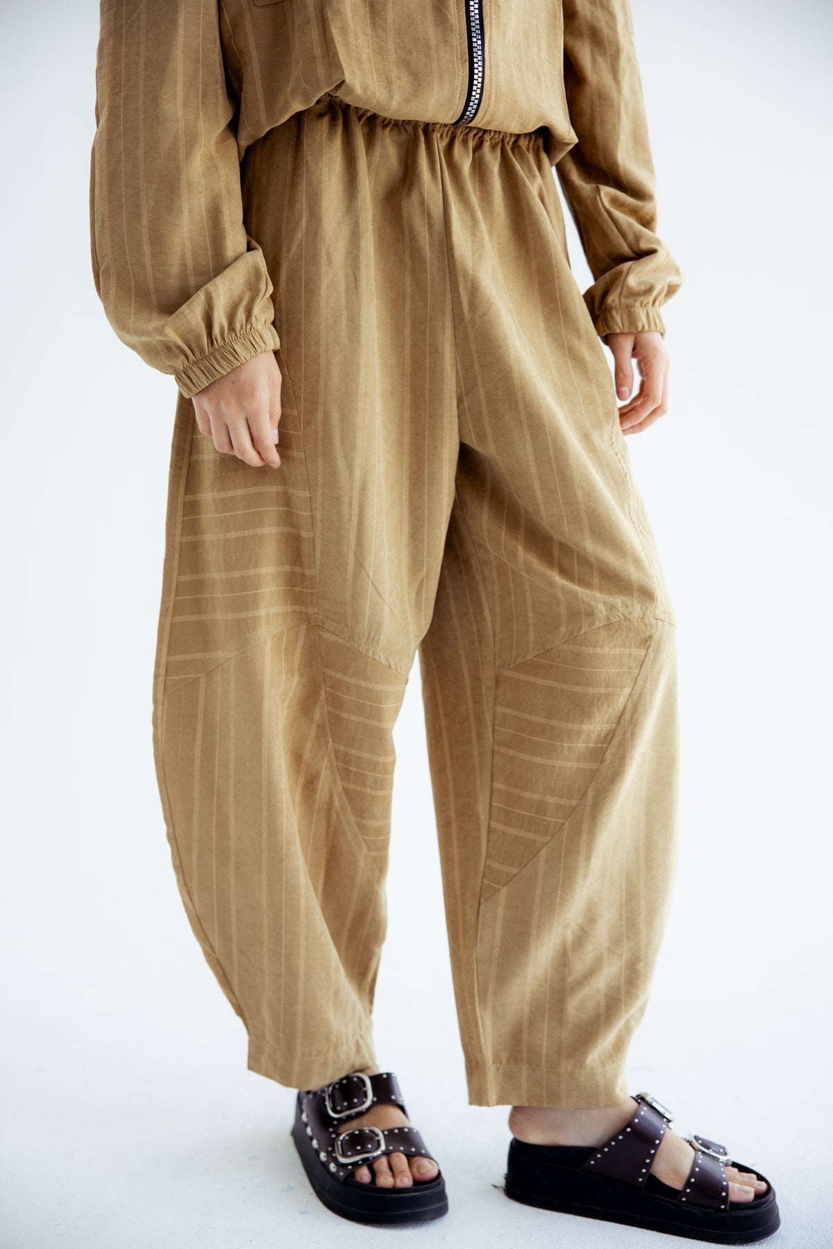 Now or Never Striped Set - Mustard