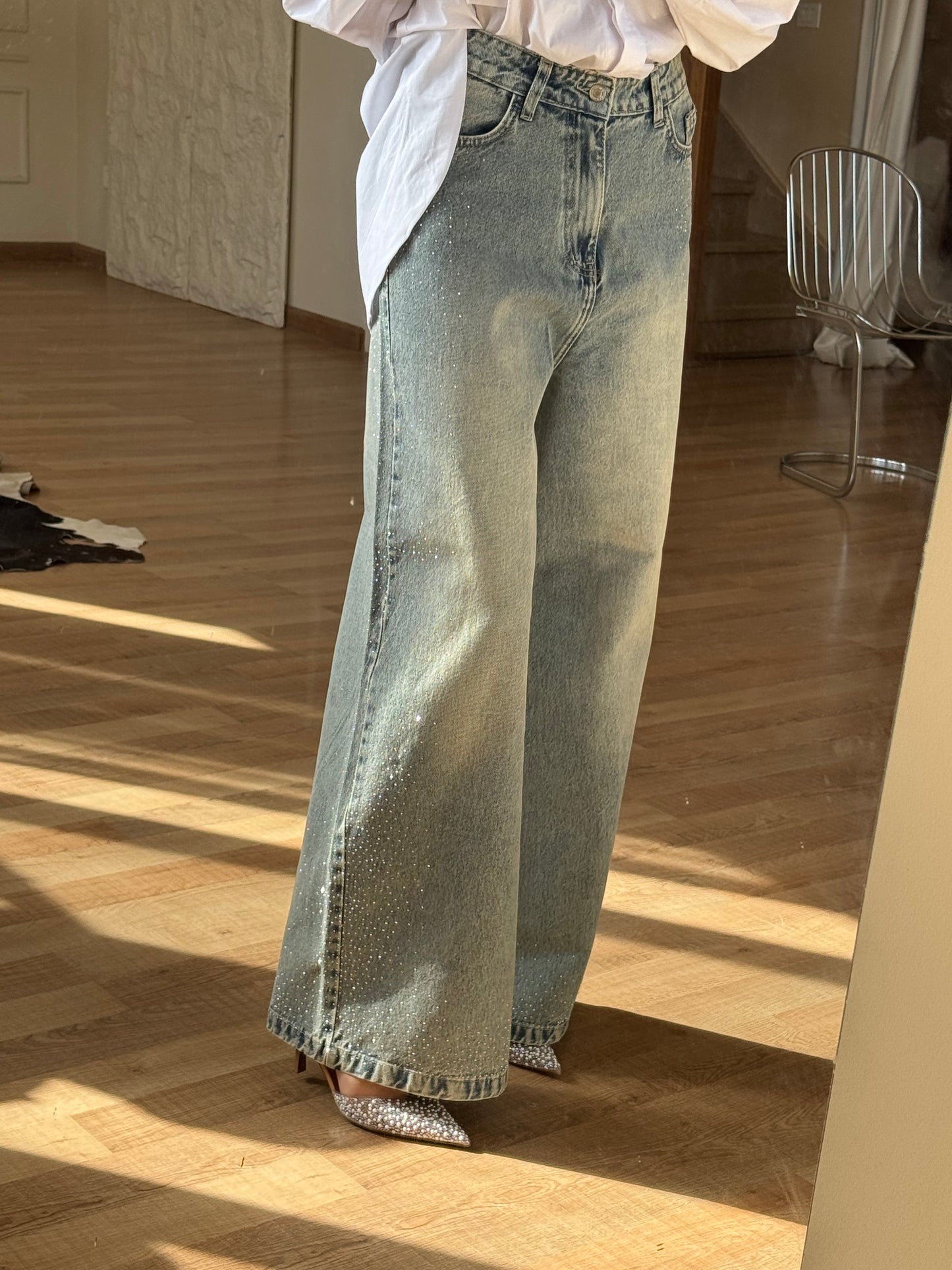 Stargazer Denim Pants in Blue