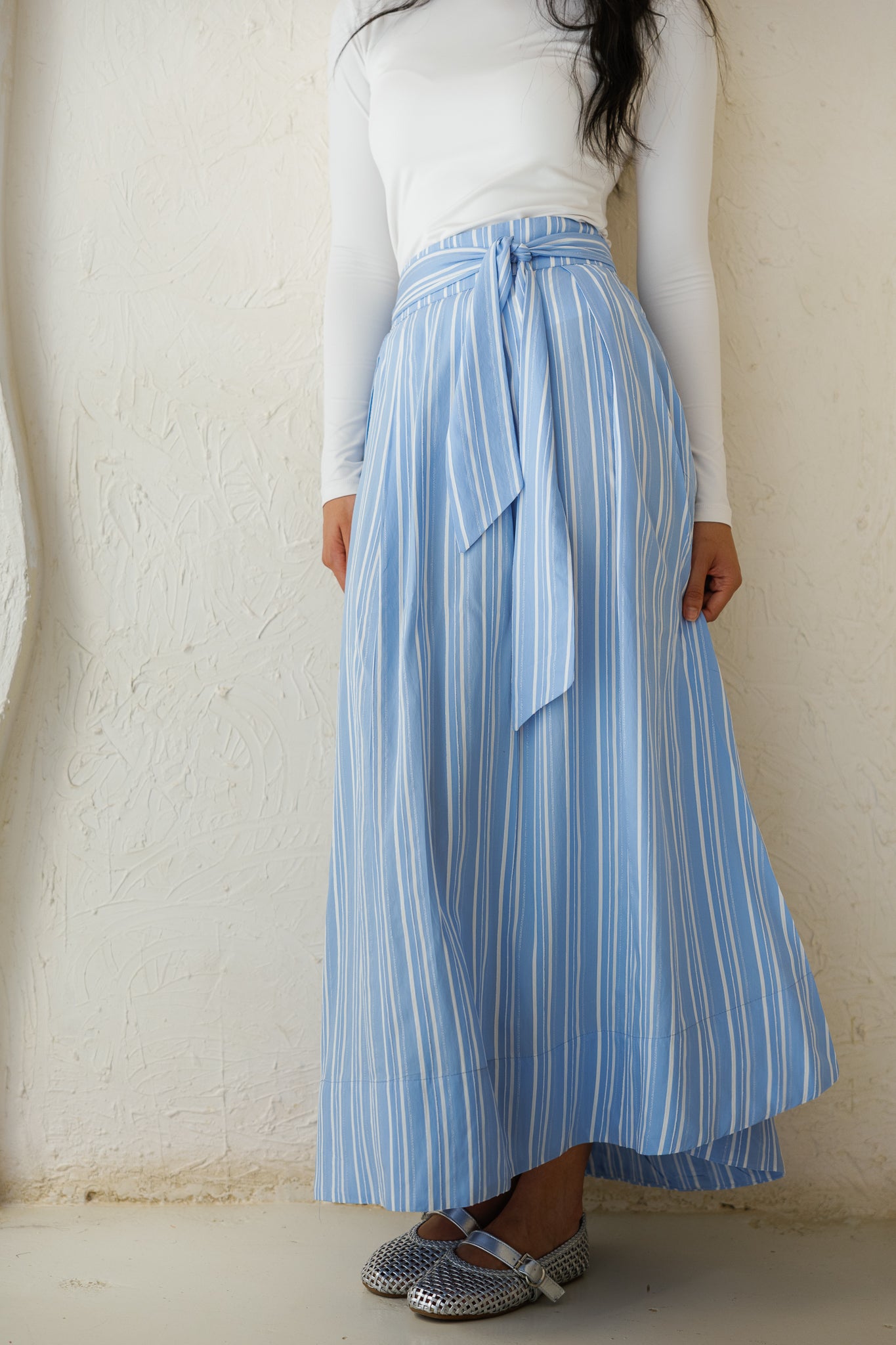 Your Favorite Striped Skirt - Blue