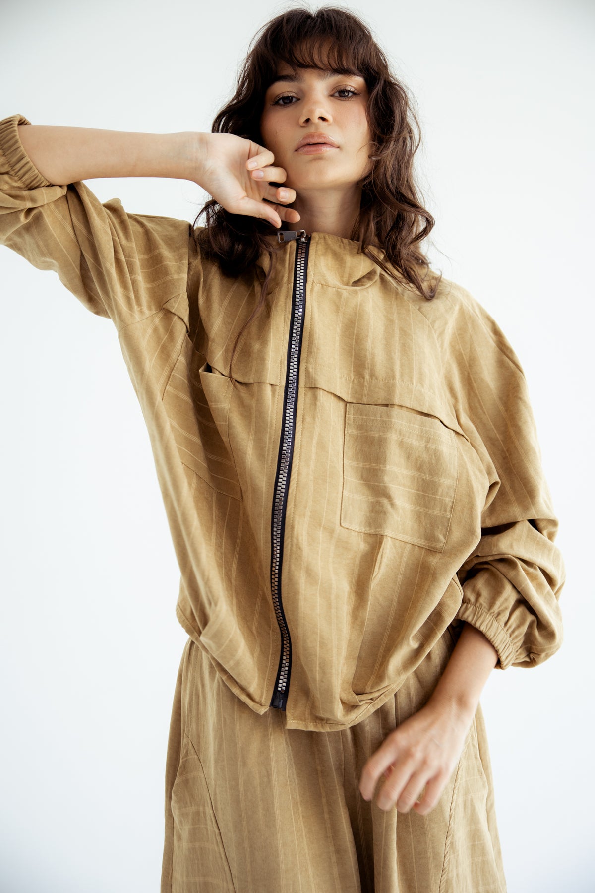 Now or Never Striped Set - Mustard