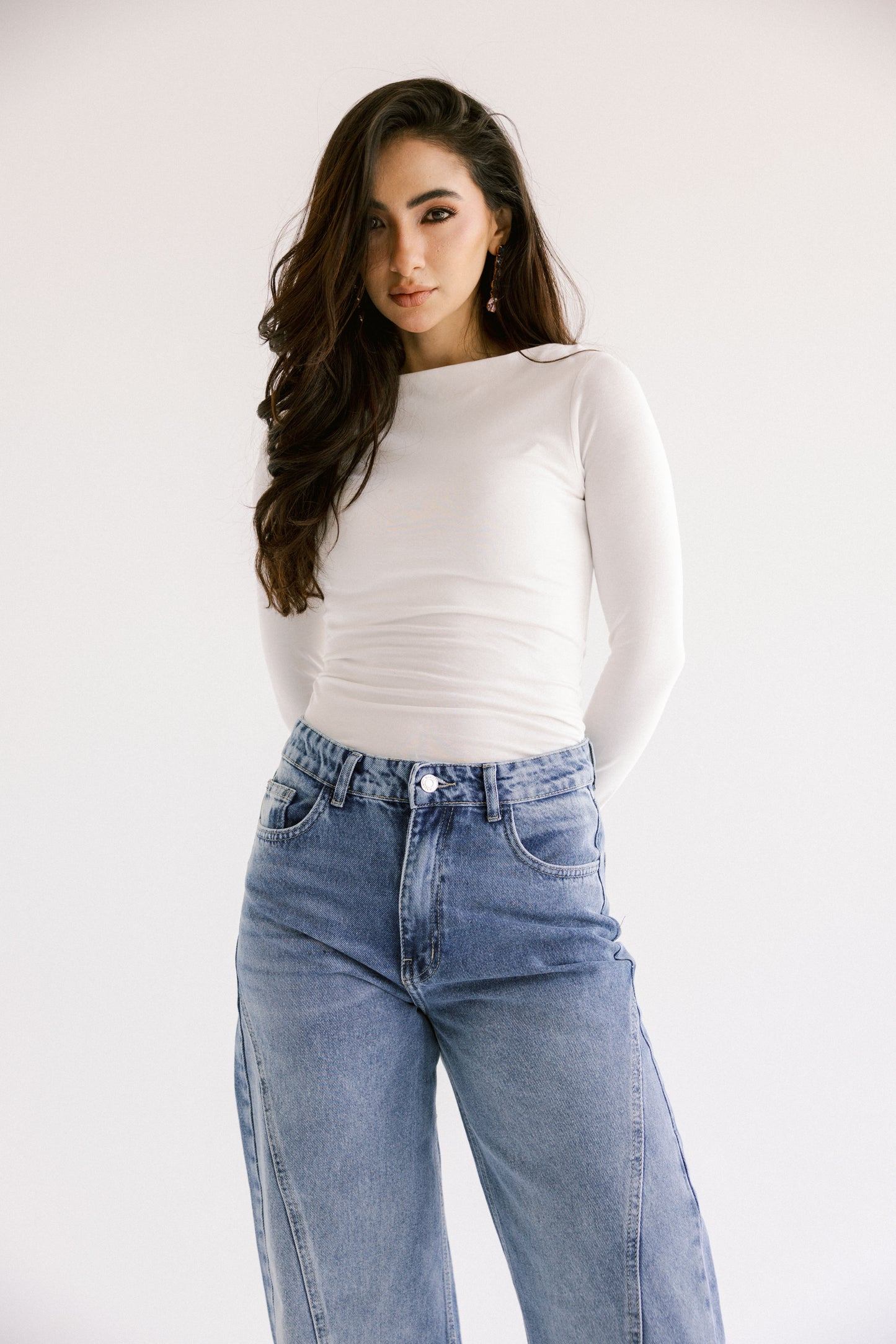 Cool Girl Denim Pants - Light Blue