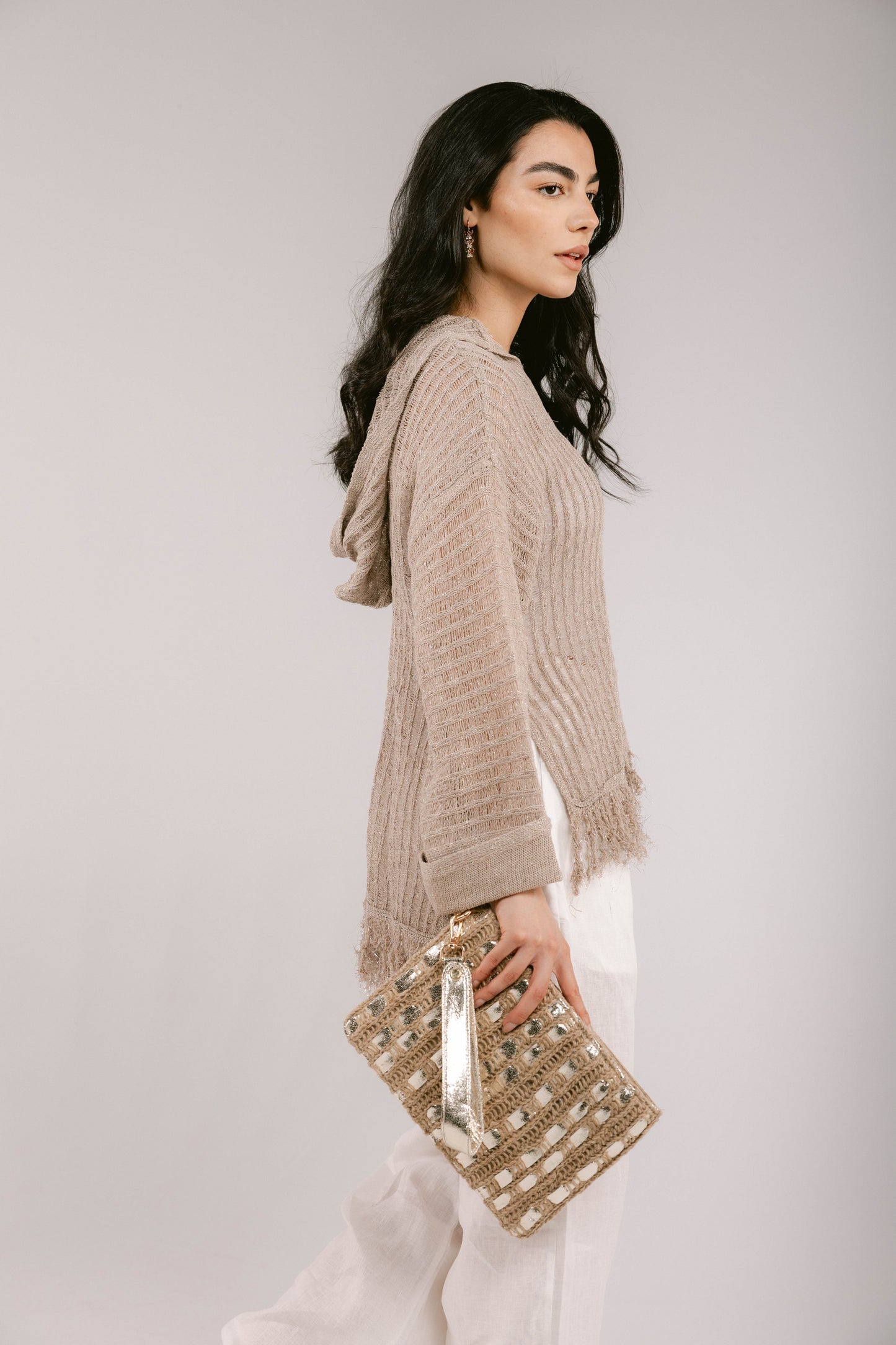Beach Glow Summer Clutch - Gold