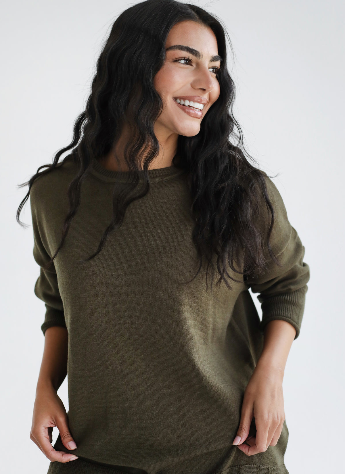 Good Feels Knit Set - Olive