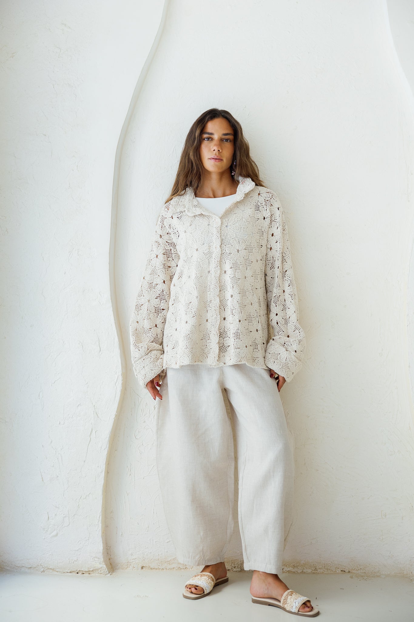 Blooming Heart Crochet Top