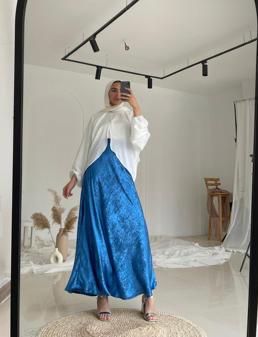 Shimmery Skirt in Blue