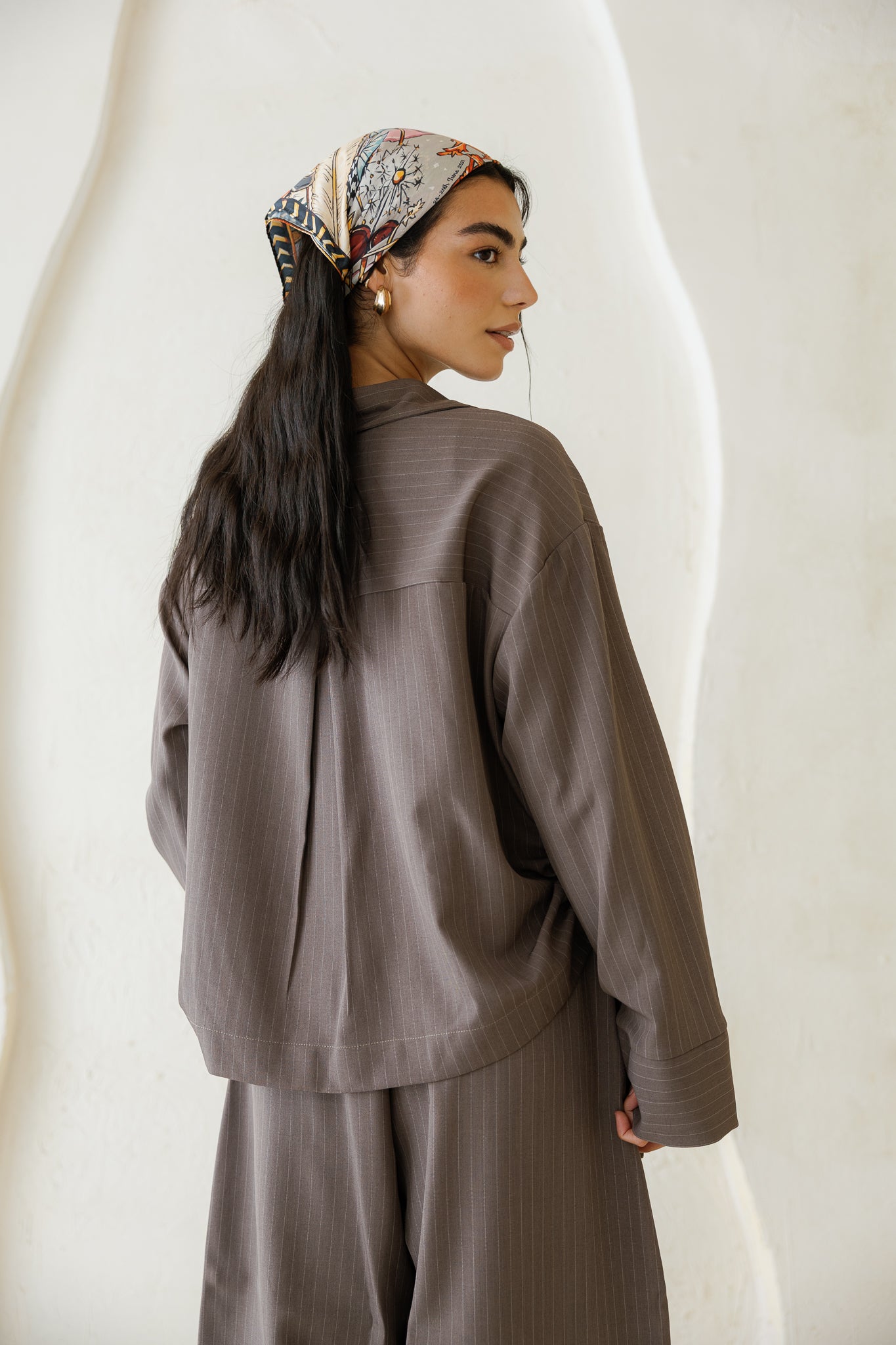 Perfect Tones Striped Set - Brown