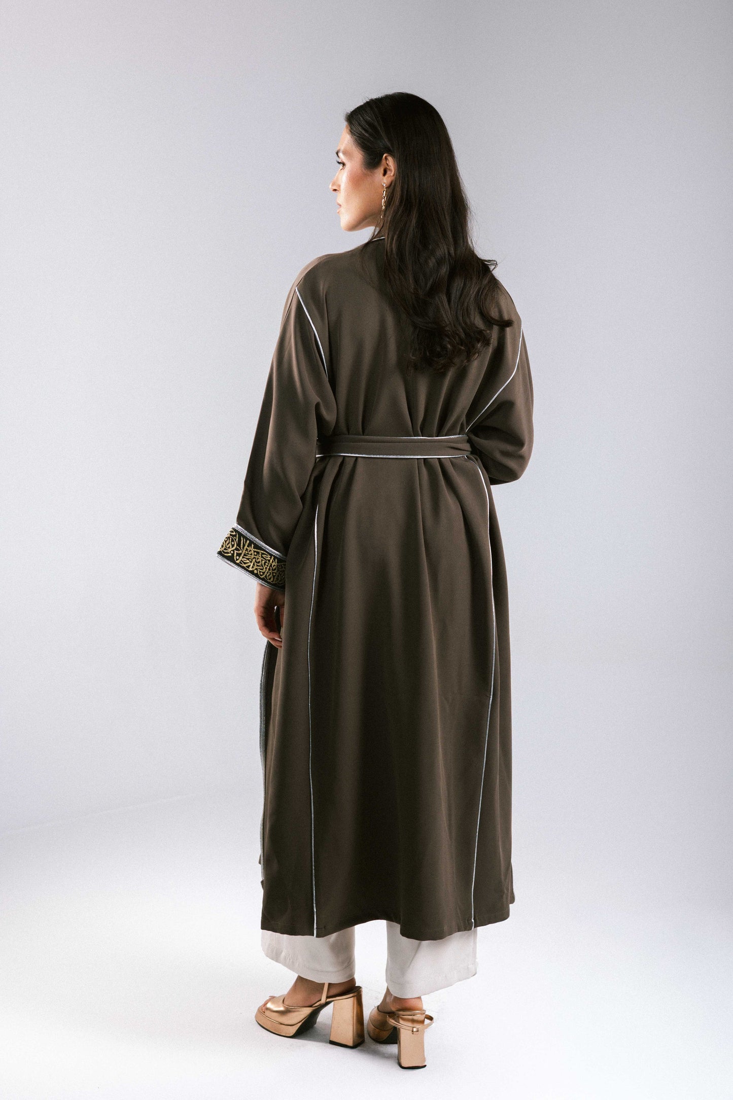 The Arabesque Kaftan in Brown