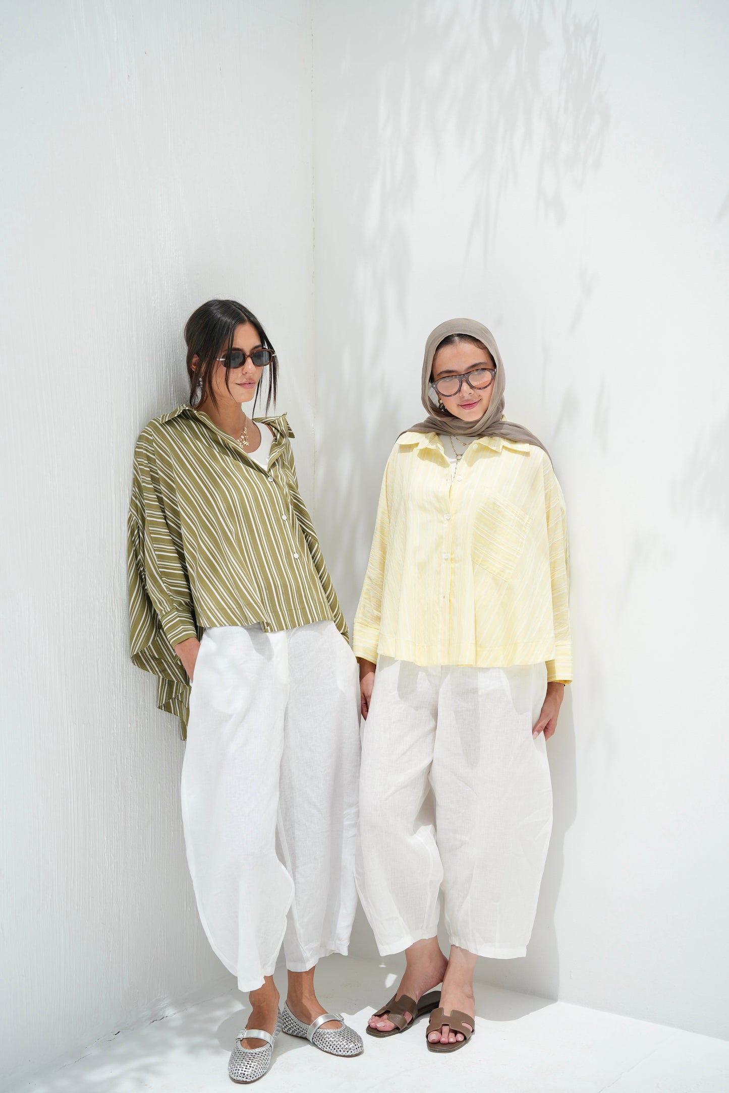 Over The Rainbow Striped Shirt - Yellow