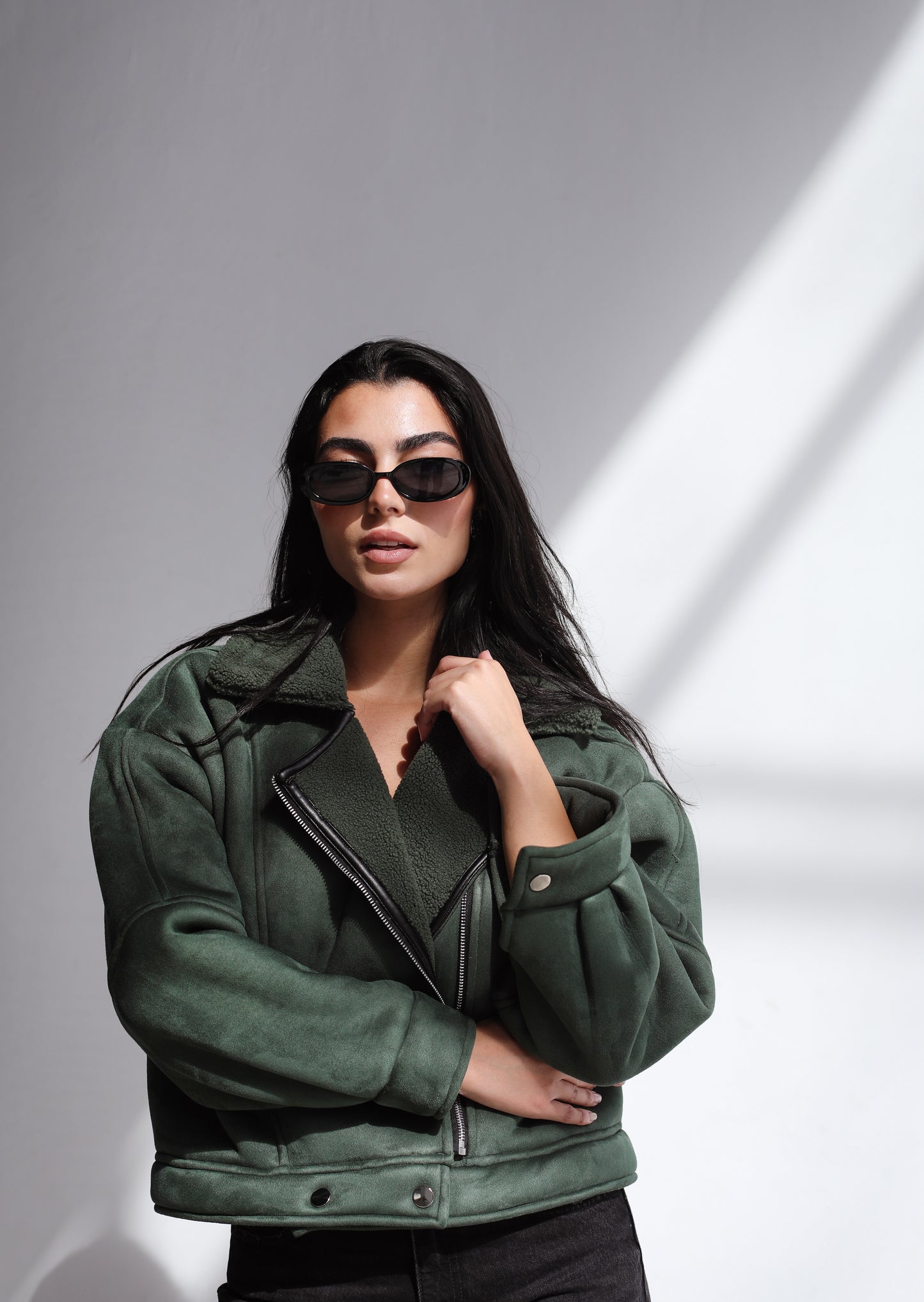 Dare To Dream Moto Jacket - Olive