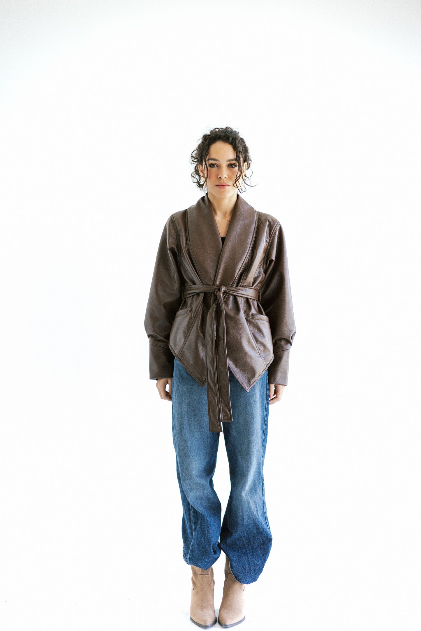 Risk Taker Leather Jacket - Espresso Brown