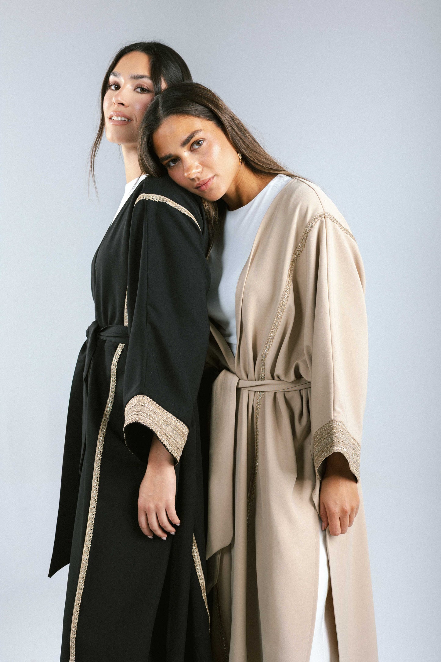 Golden Girl Kaftan in Black