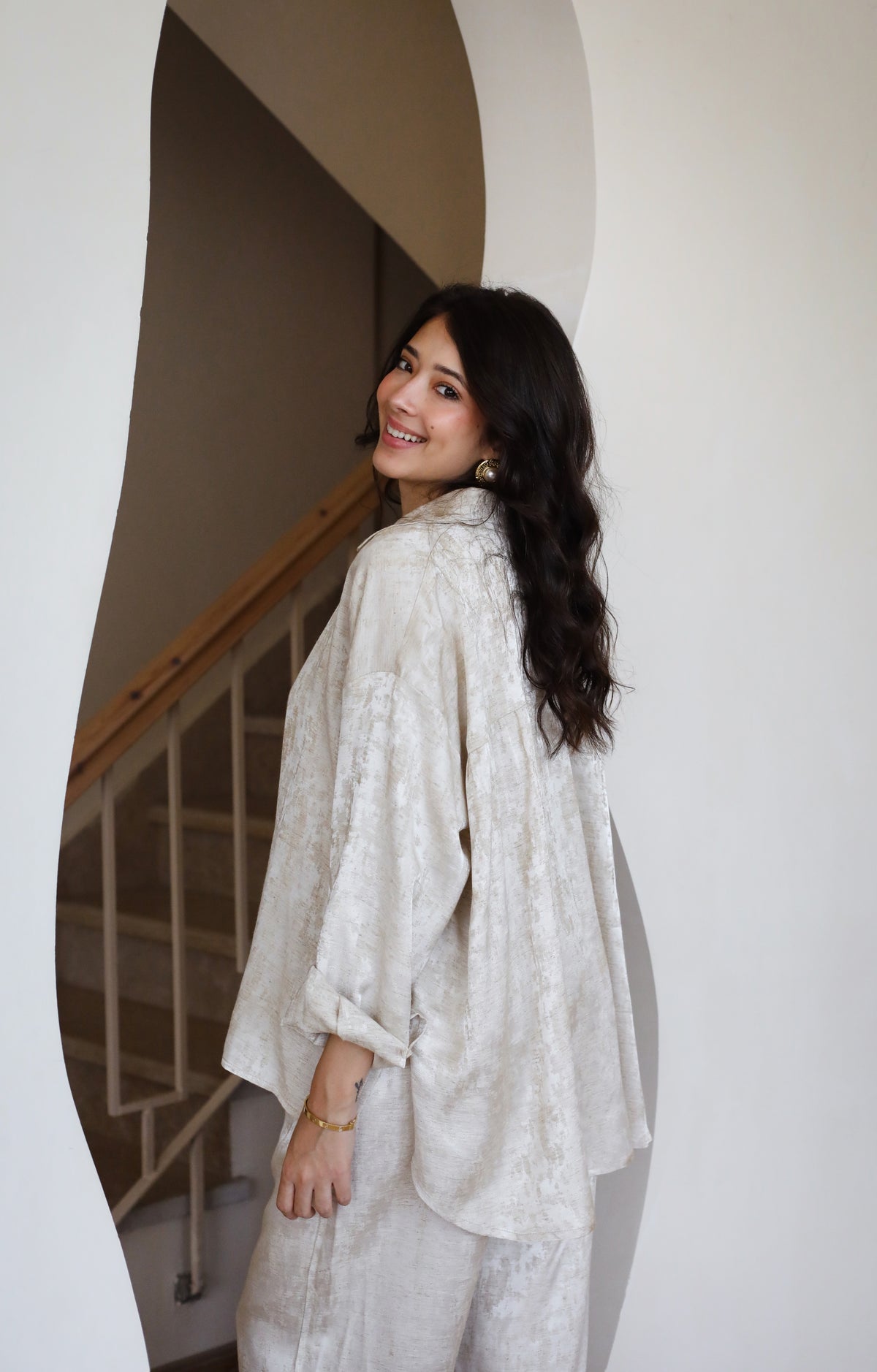Spring Fever Linen Set - Beige