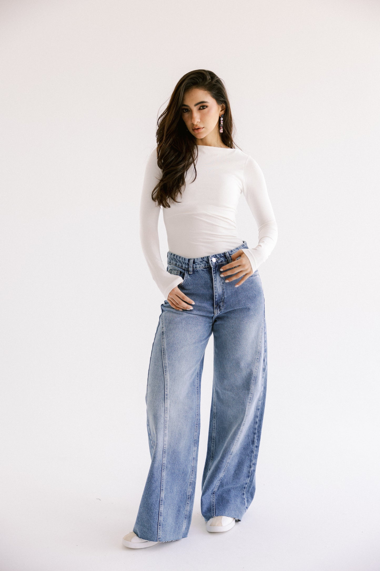 Cool Girl Denim Pants - Light Blue