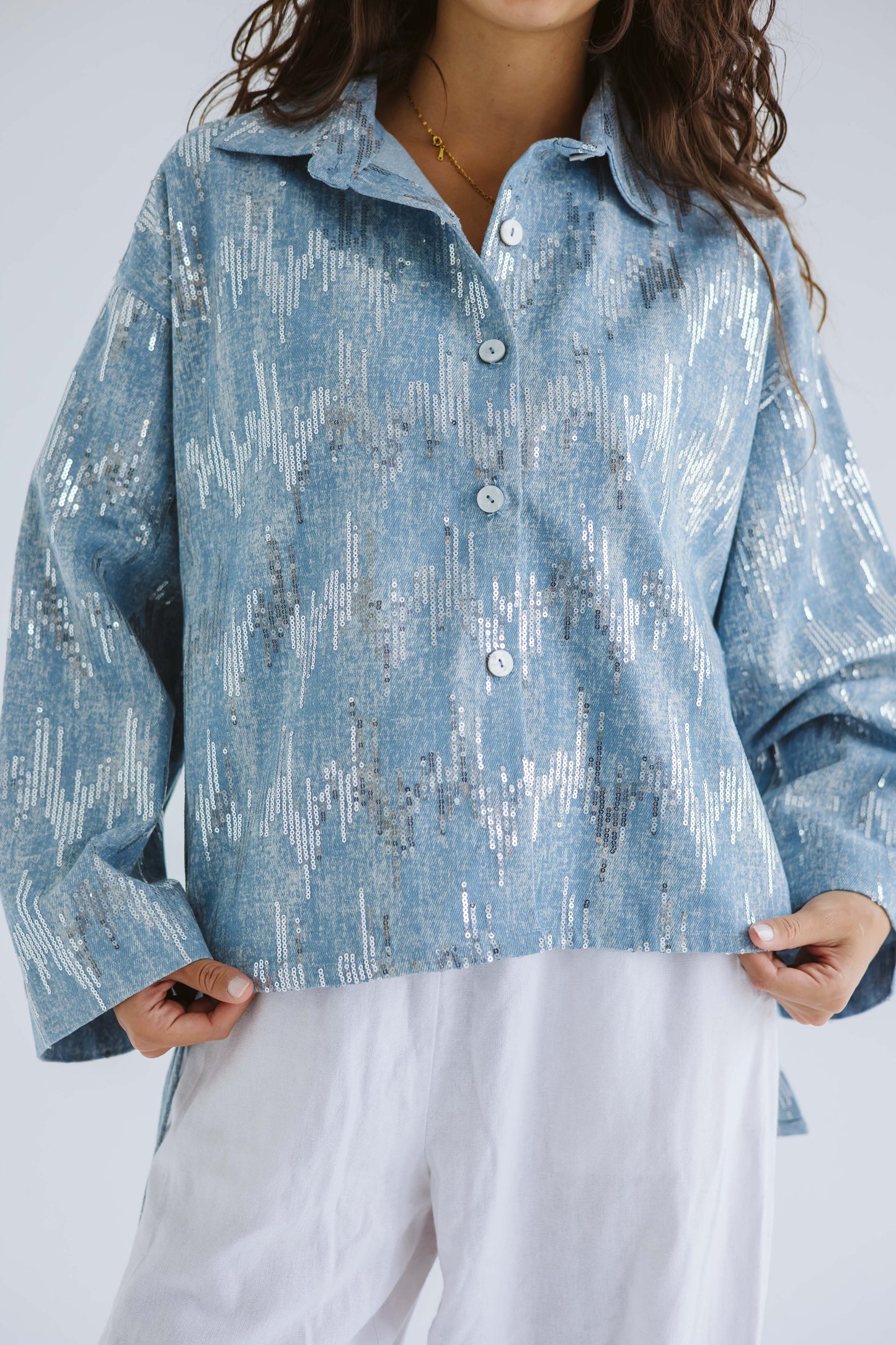 Out of This World Denim Shirt