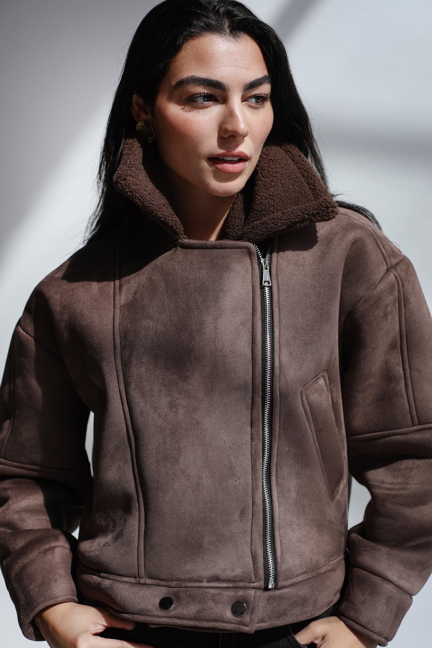 Dare To Dream Moto Jacket - Brown