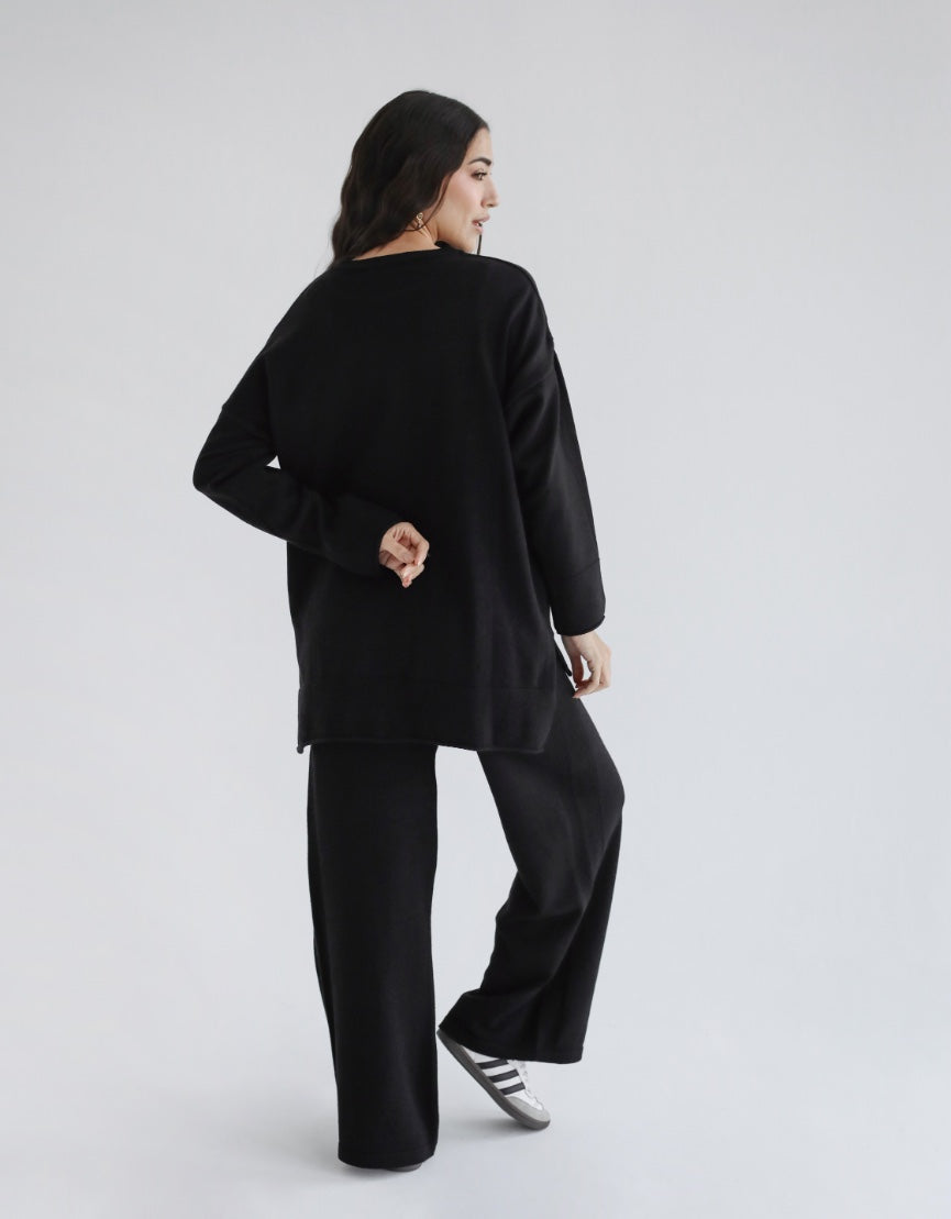 Good Feels Knit Set - Black