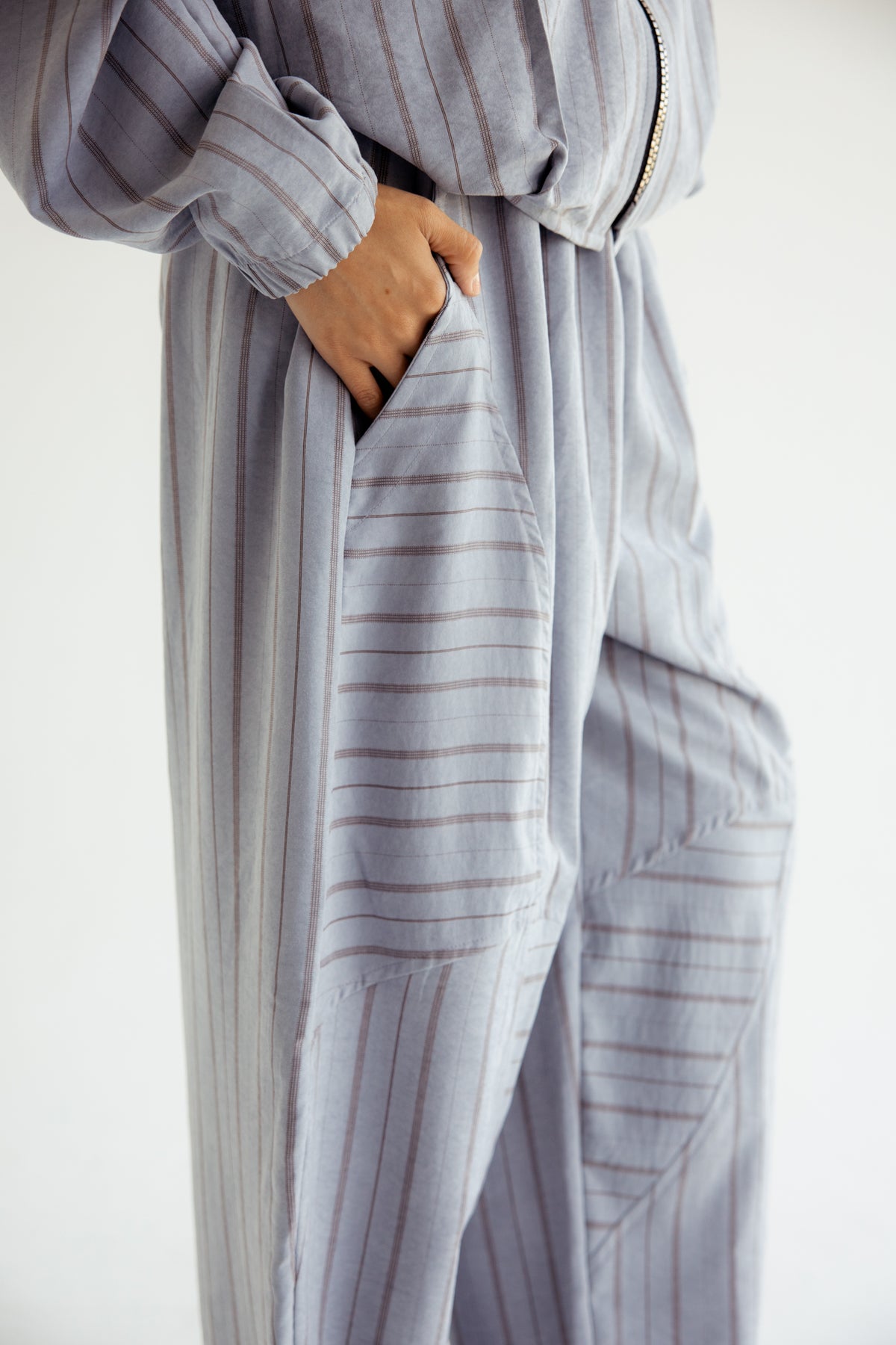 Now or Never Striped Set - BabyBlue