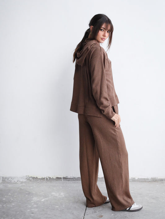 Keepin’ it Cozy Knit Set - Brown