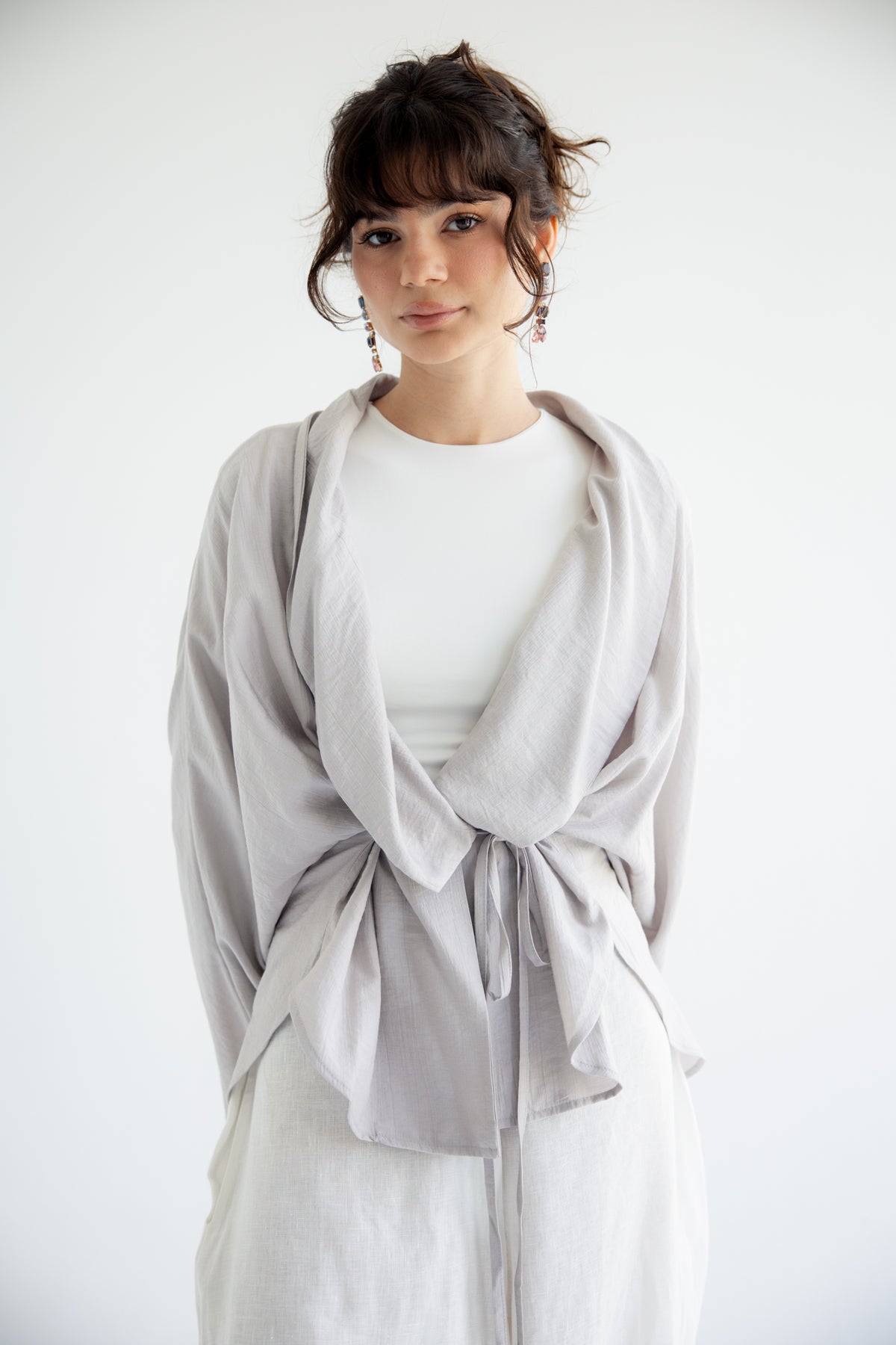 Daisy Field Cardigan - Grey