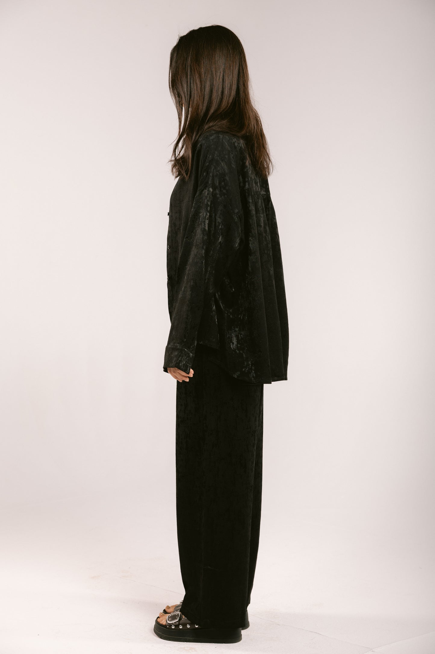 Spring Fever Linen Set - Black