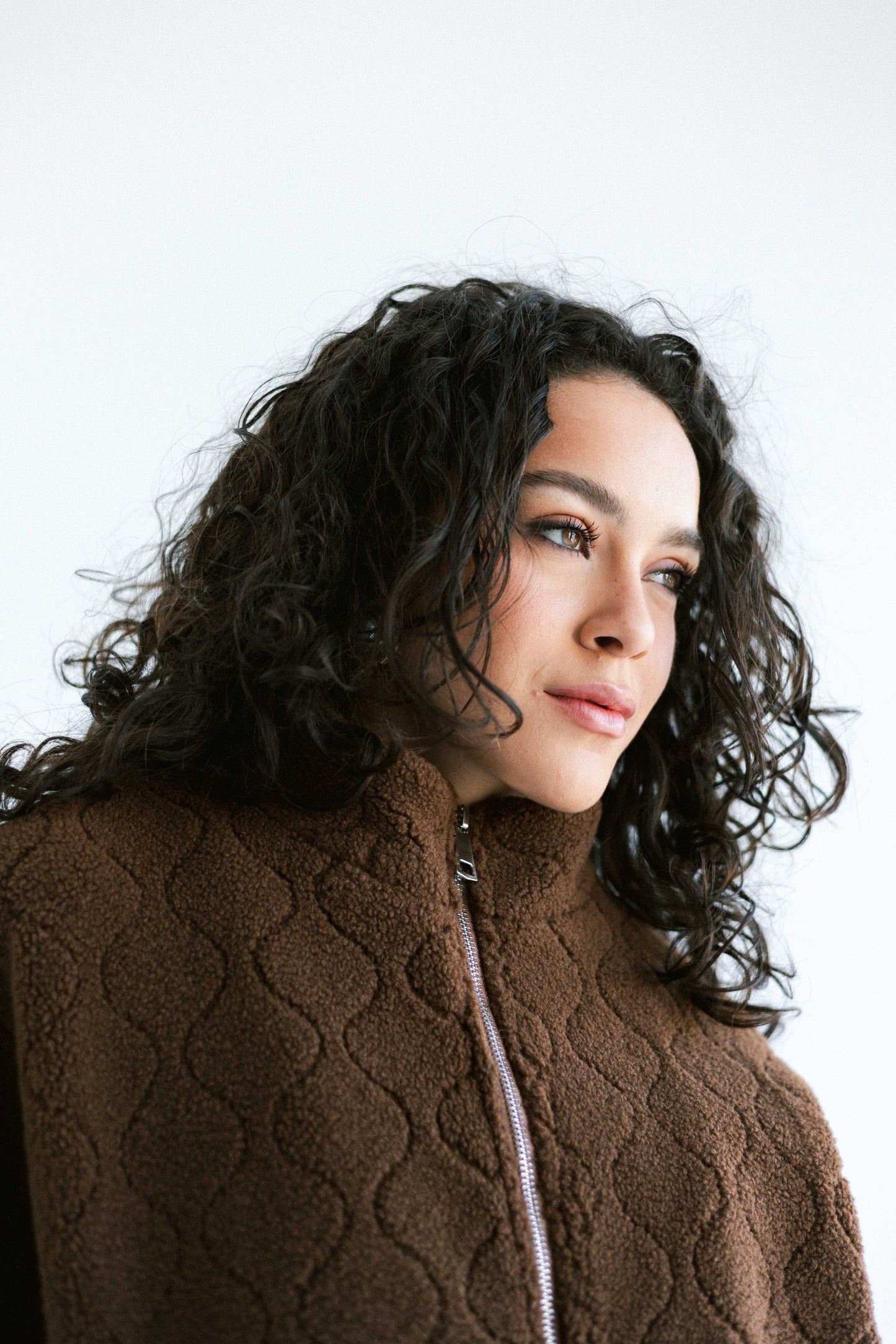 Snug Teddy Jacket - Brown