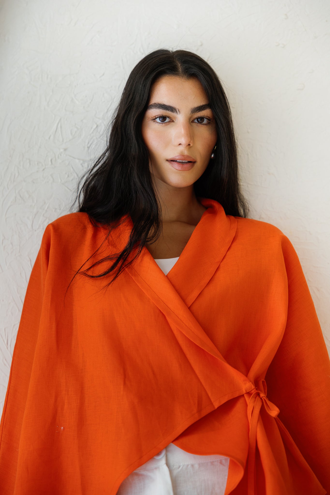 Such A Dreamy Linen Top - Orange