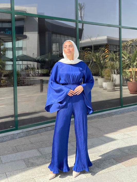 Glimmer Jumpsuit in Royal Blue