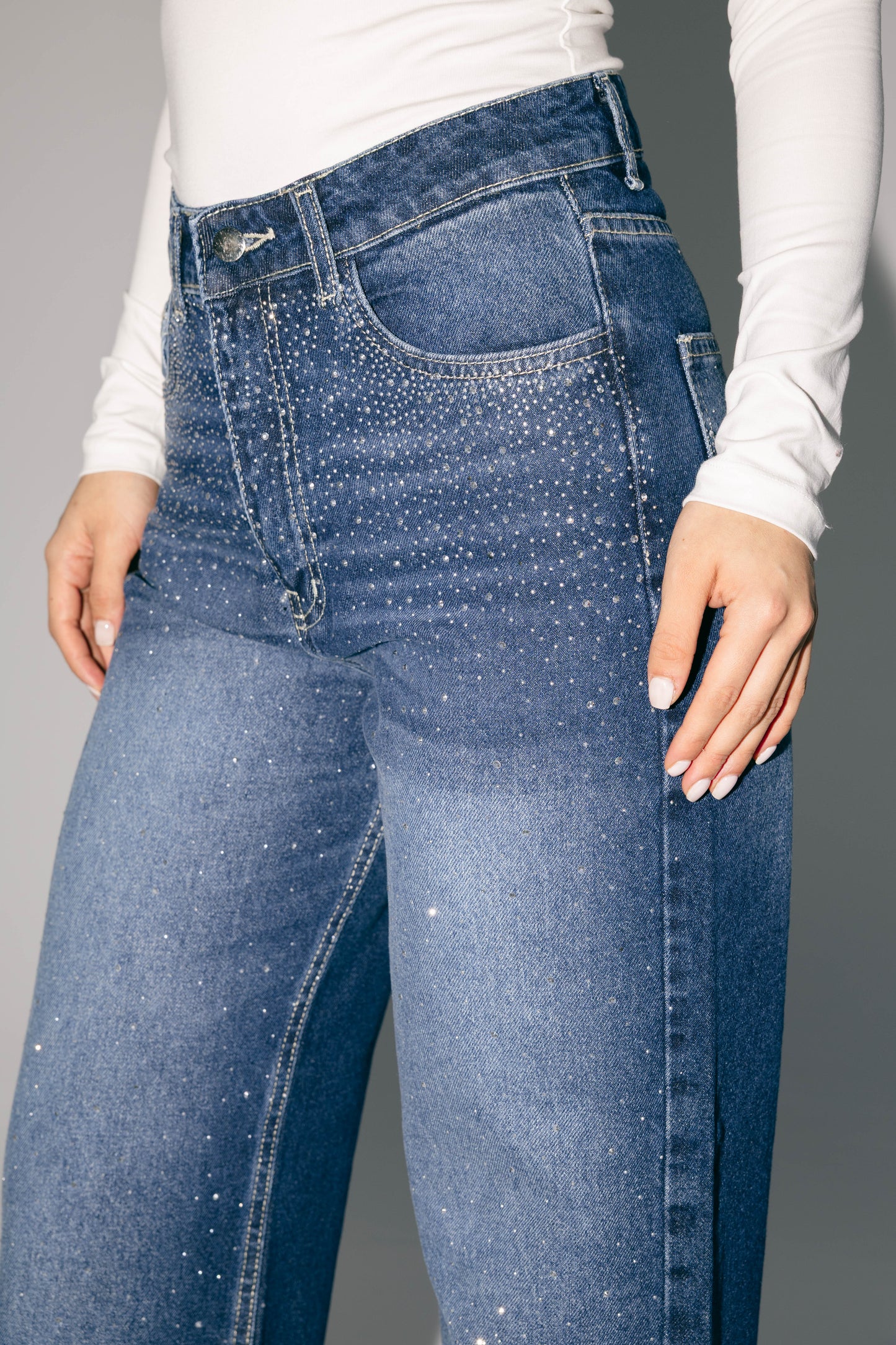Dazzler Denim Pants - Dark Blue