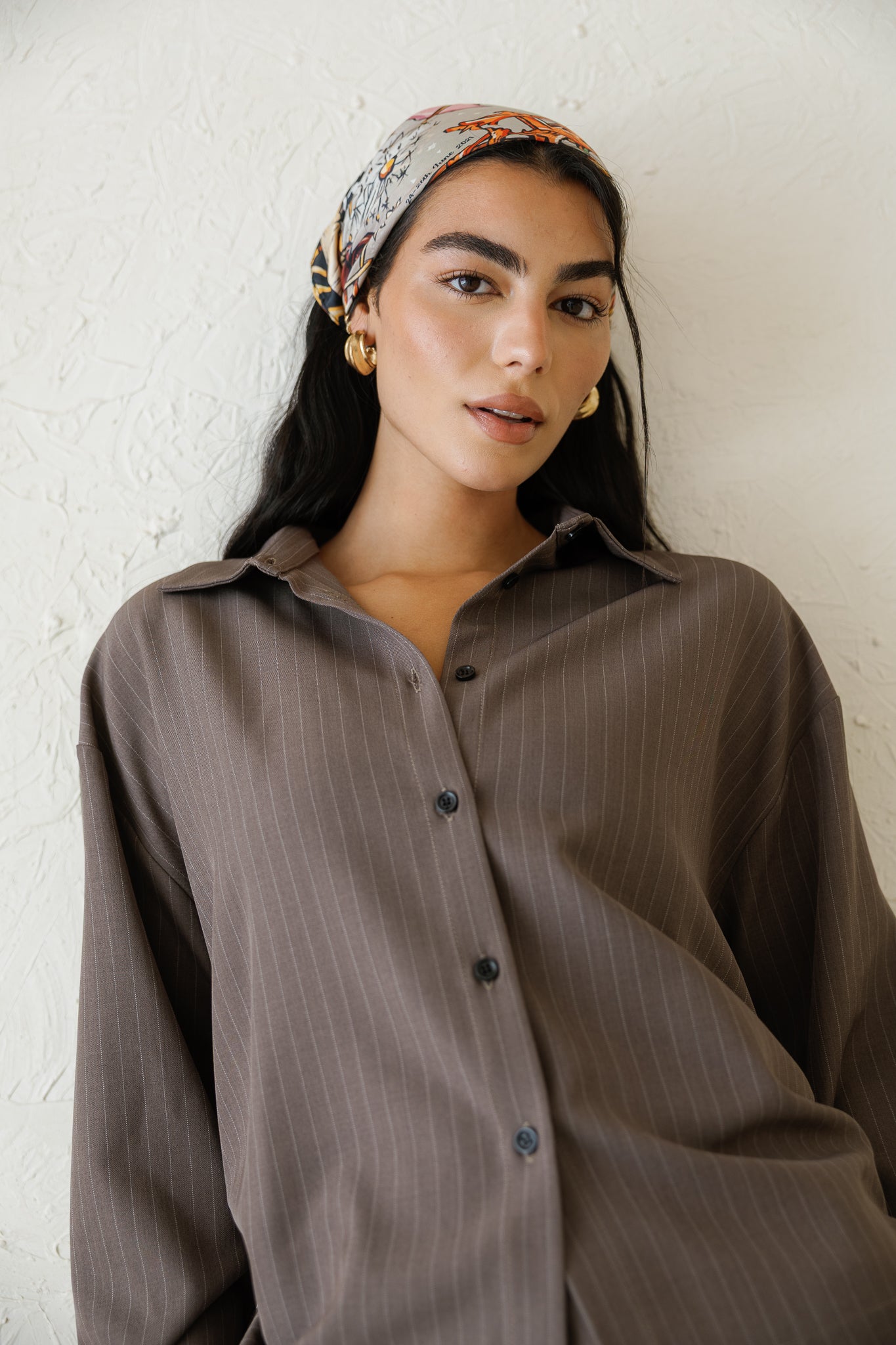 Perfect Tones Striped Set - Brown