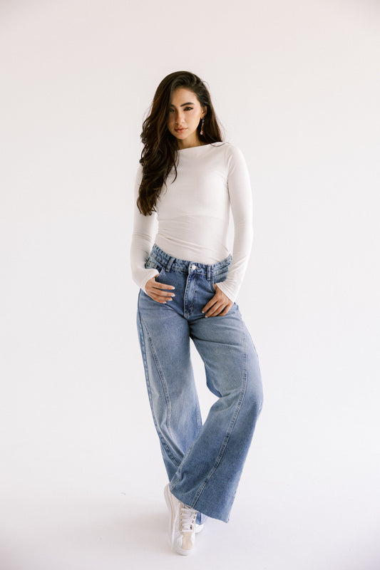 Cool Girl Denim Pants - Light Blue