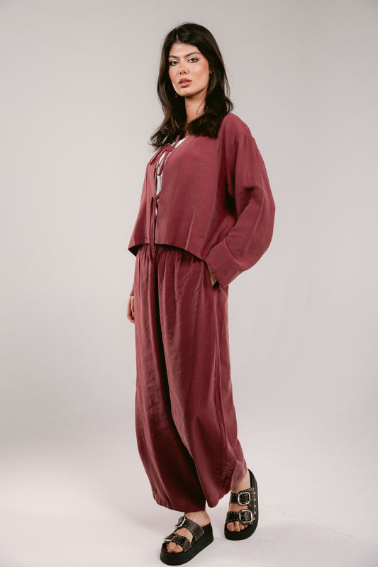 Sea Breeze Set - Burgundy