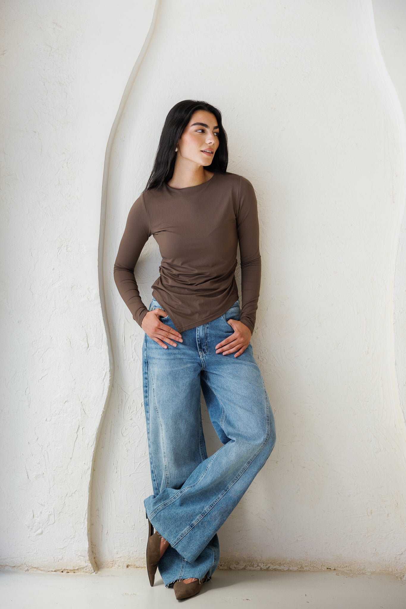 Back To Basics Top - Brown