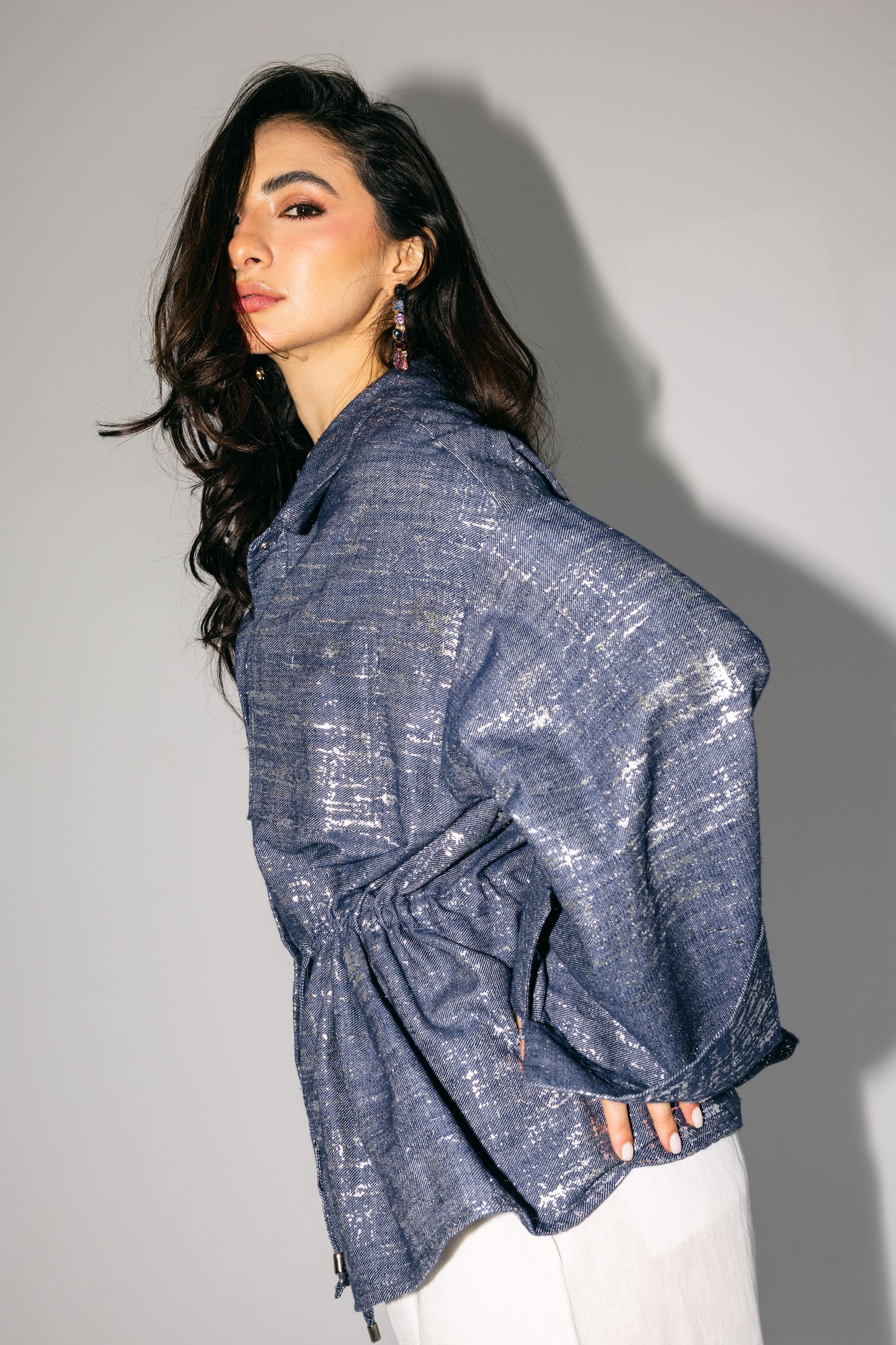 Dance All Night Denim Top